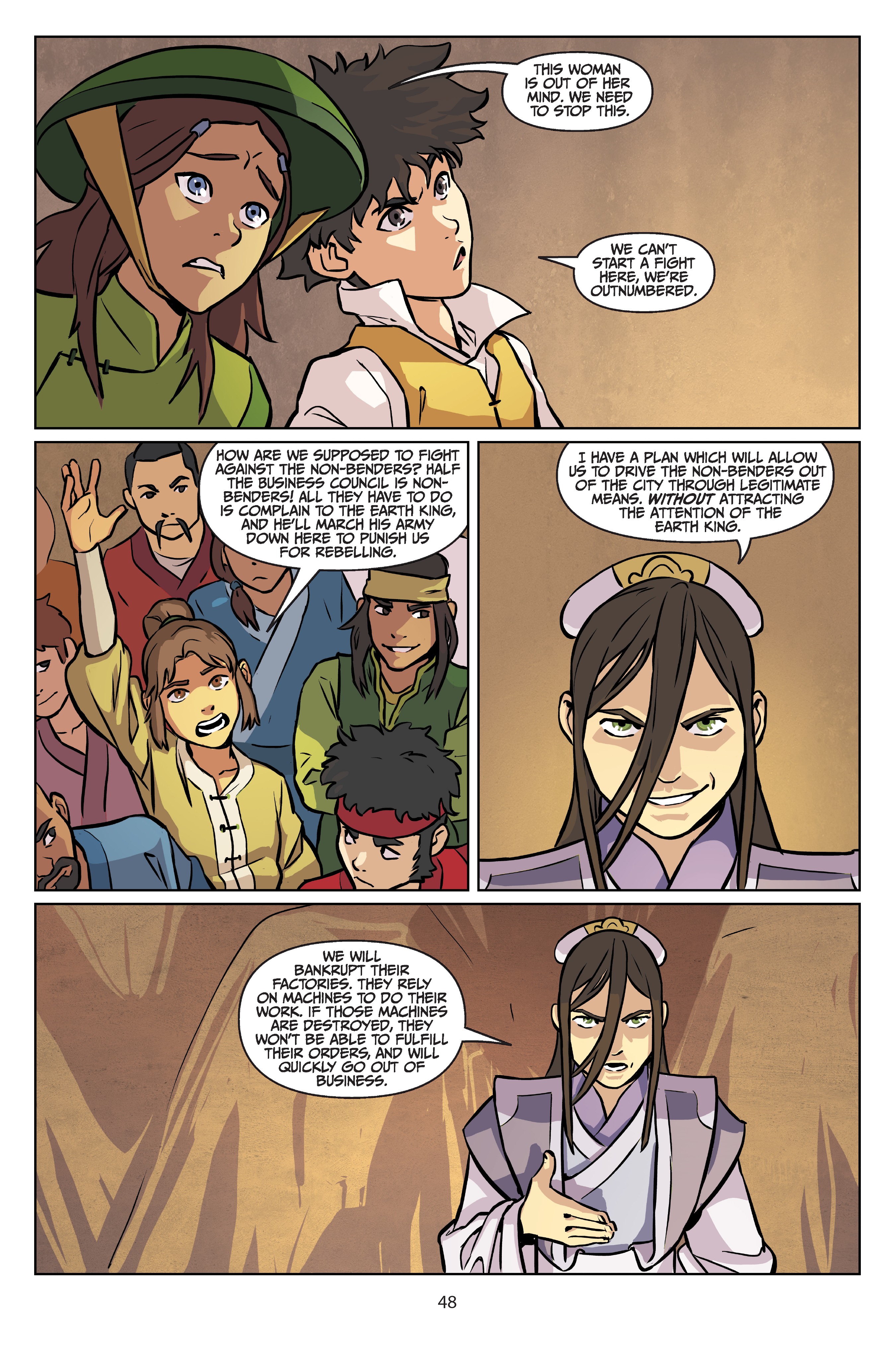 Read online Nickelodeon Avatar: The Last Airbender - Imbalance comic -  Issue # TPB 2 - 49