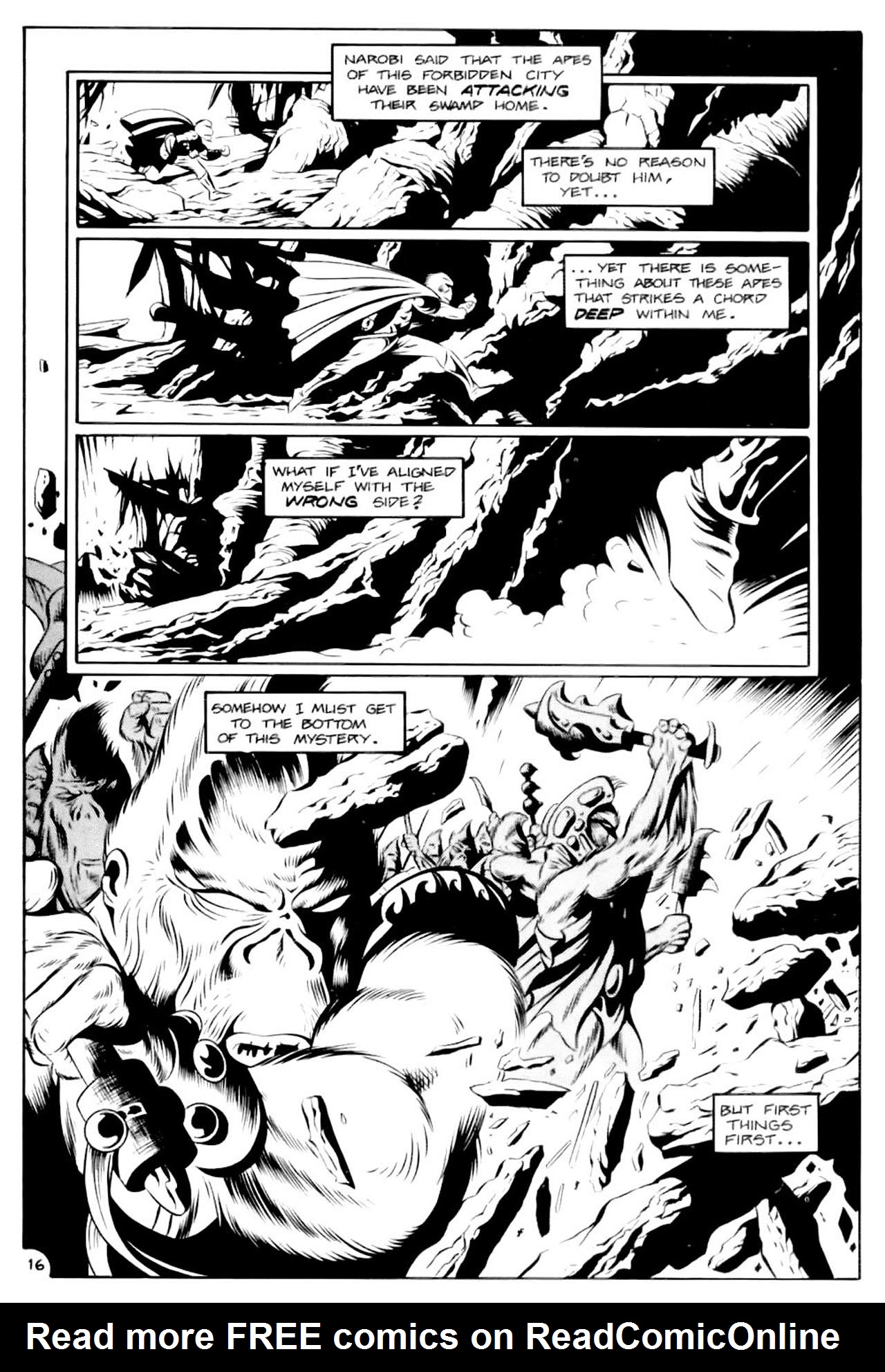 Read online Planet of the Apes (1990) comic -  Issue #10 - 20