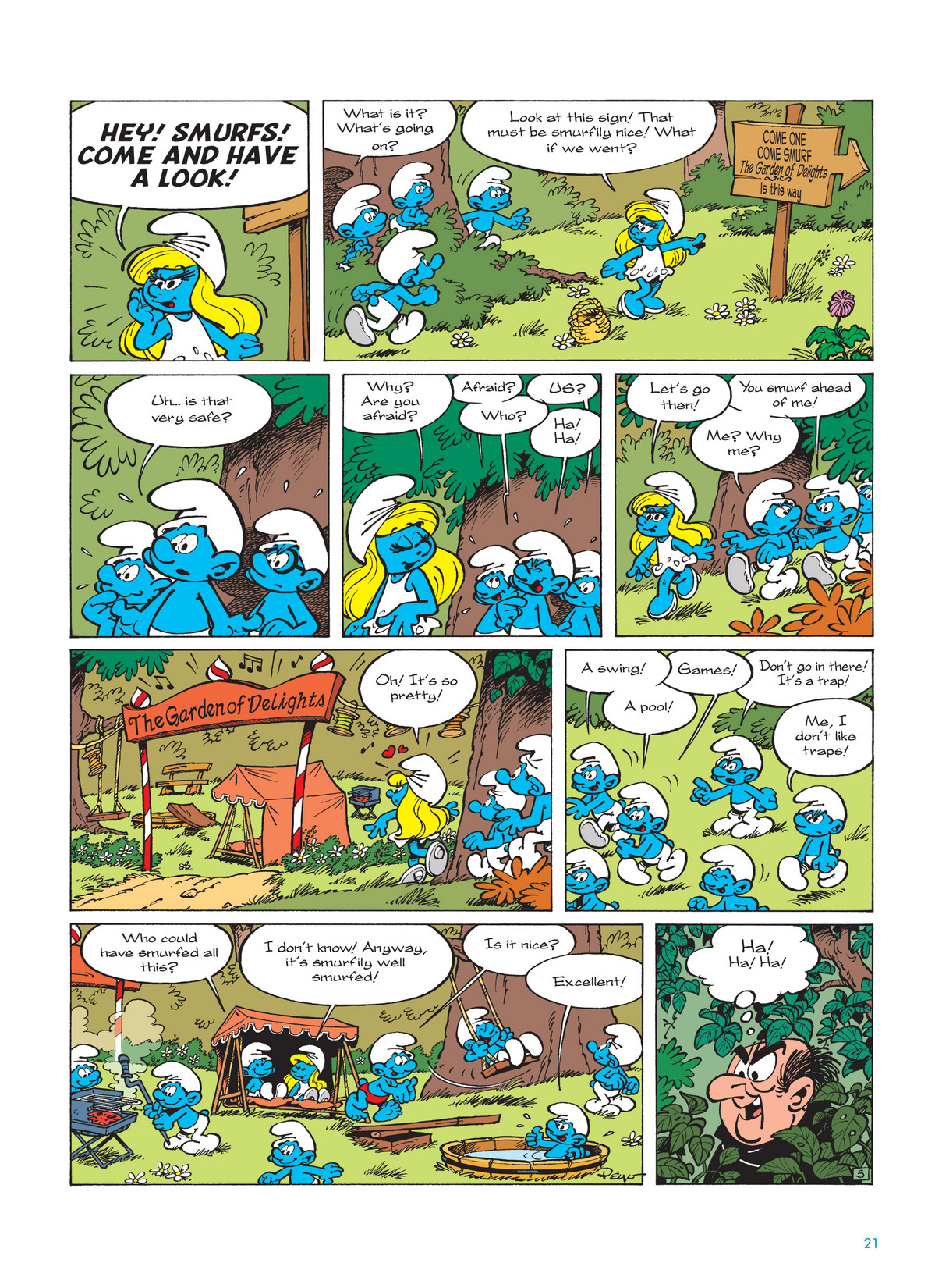 Read online The Smurfs comic -  Issue #10 - 22