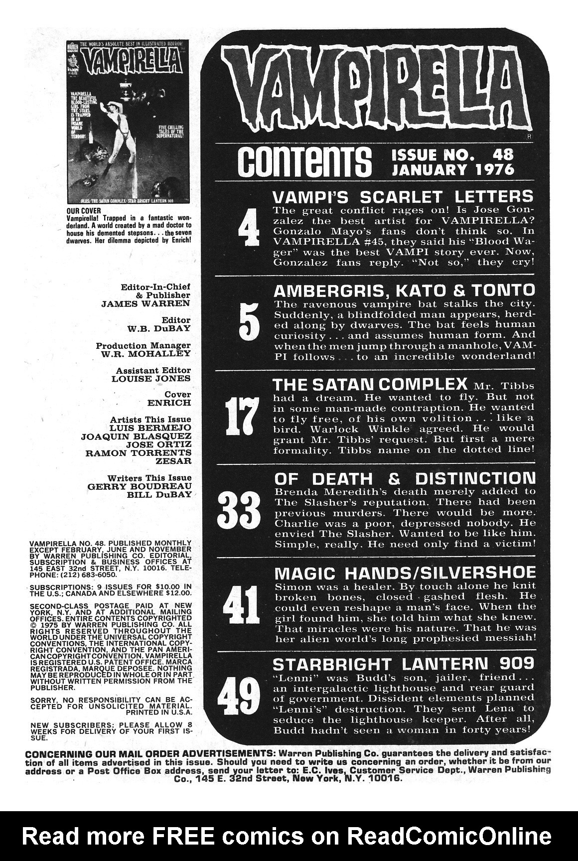 Read online Vampirella (1969) comic -  Issue #48 - 3