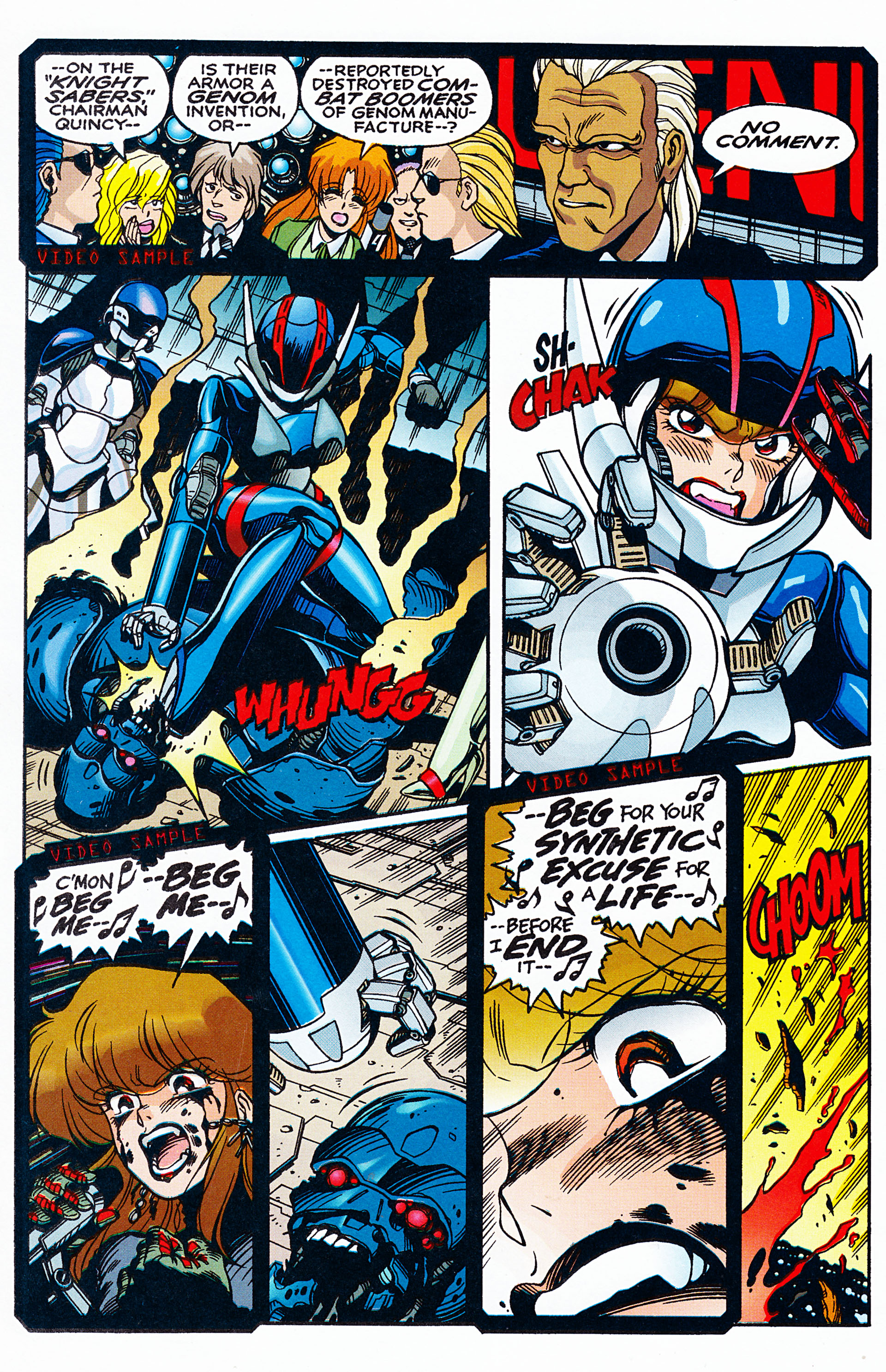 Read online Bubblegum Crisis: Grand Mal comic -  Issue #1 - 27