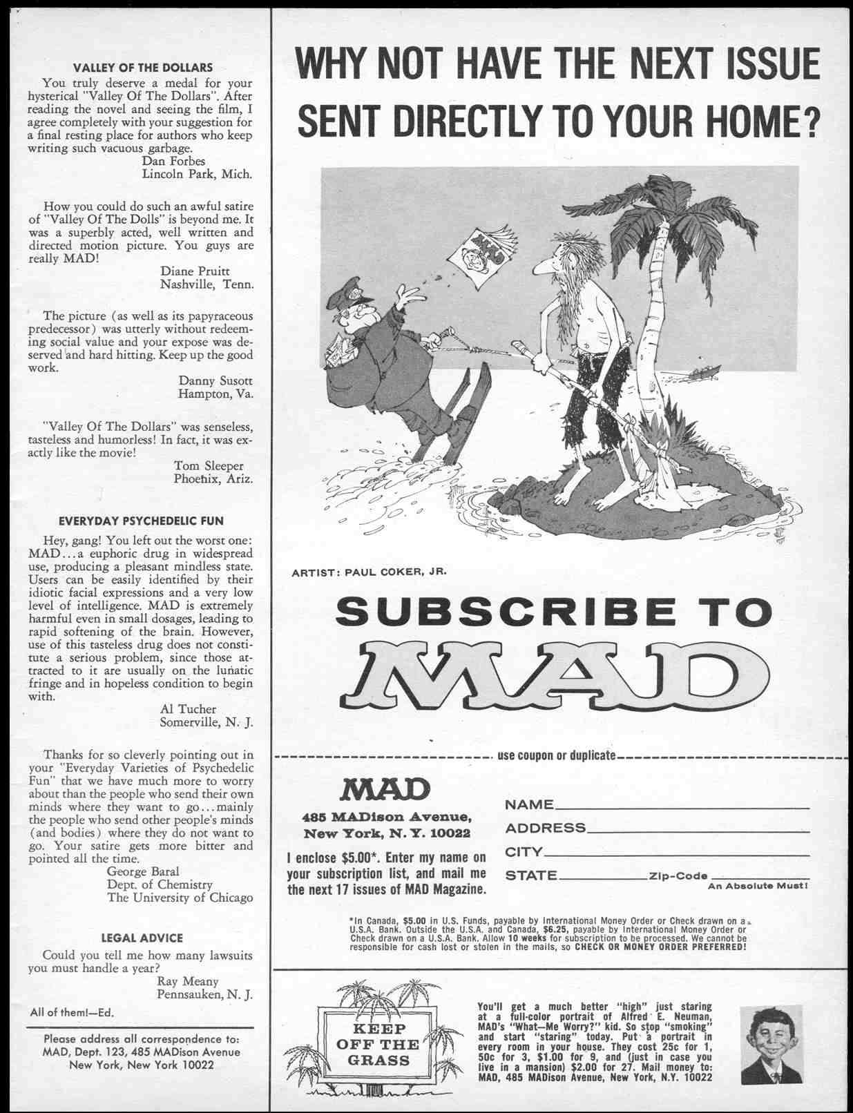 Read online MAD comic -  Issue #123 - 8