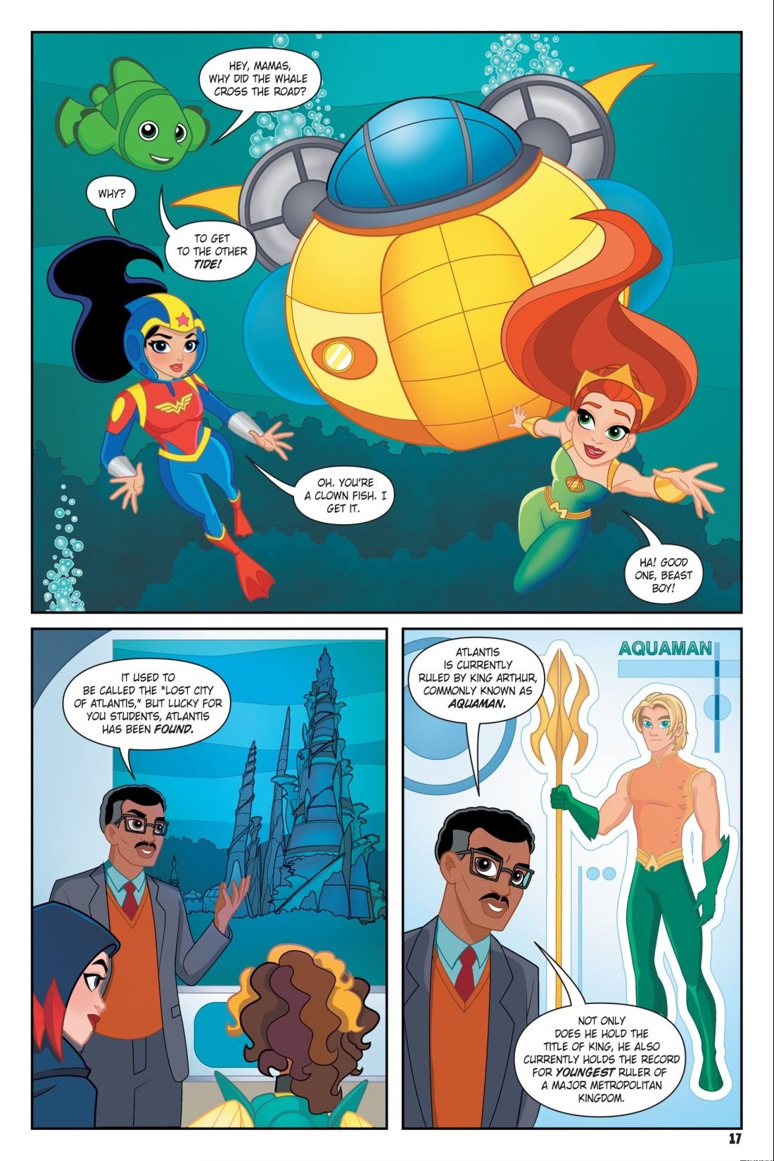 Read online DC Super Hero Girls: Search for Atlantis comic -  Issue # TPB - 17