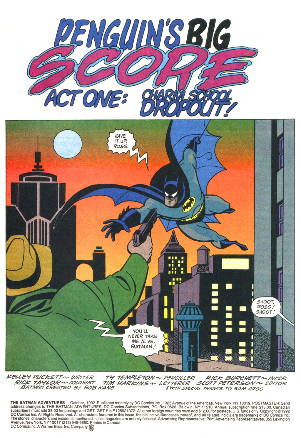 Read online The Batman Adventures comic -  Issue #1 - 2