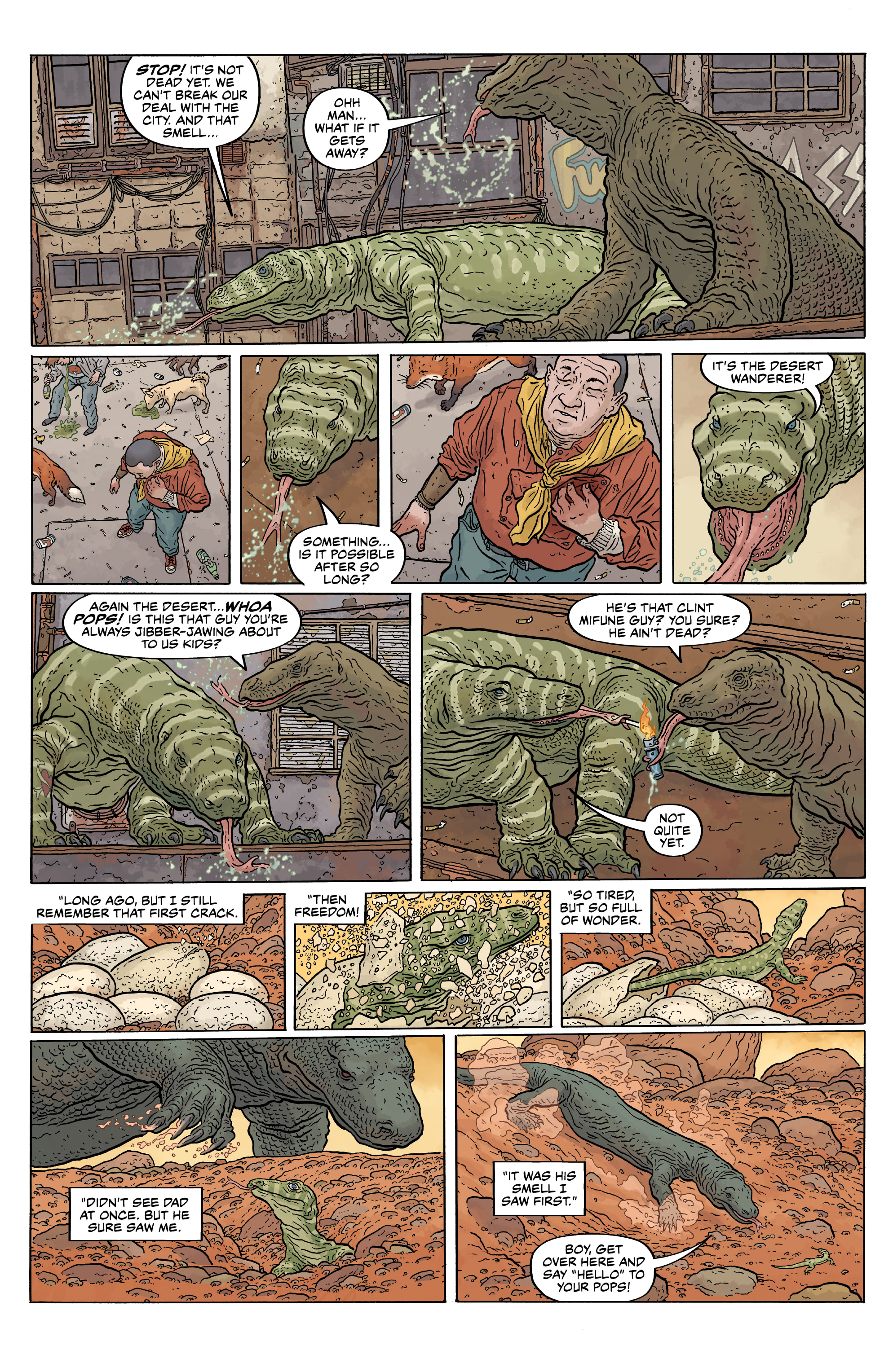 Read online Shaolin Cowboy: Cruel to Be Kin comic -  Issue #1 - 5