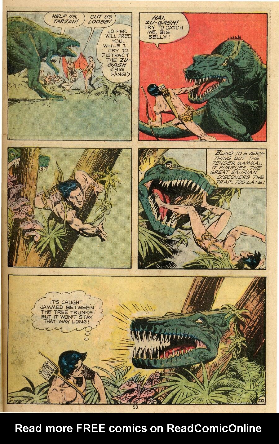 Read online Tarzan (1972) comic -  Issue #231 - 55