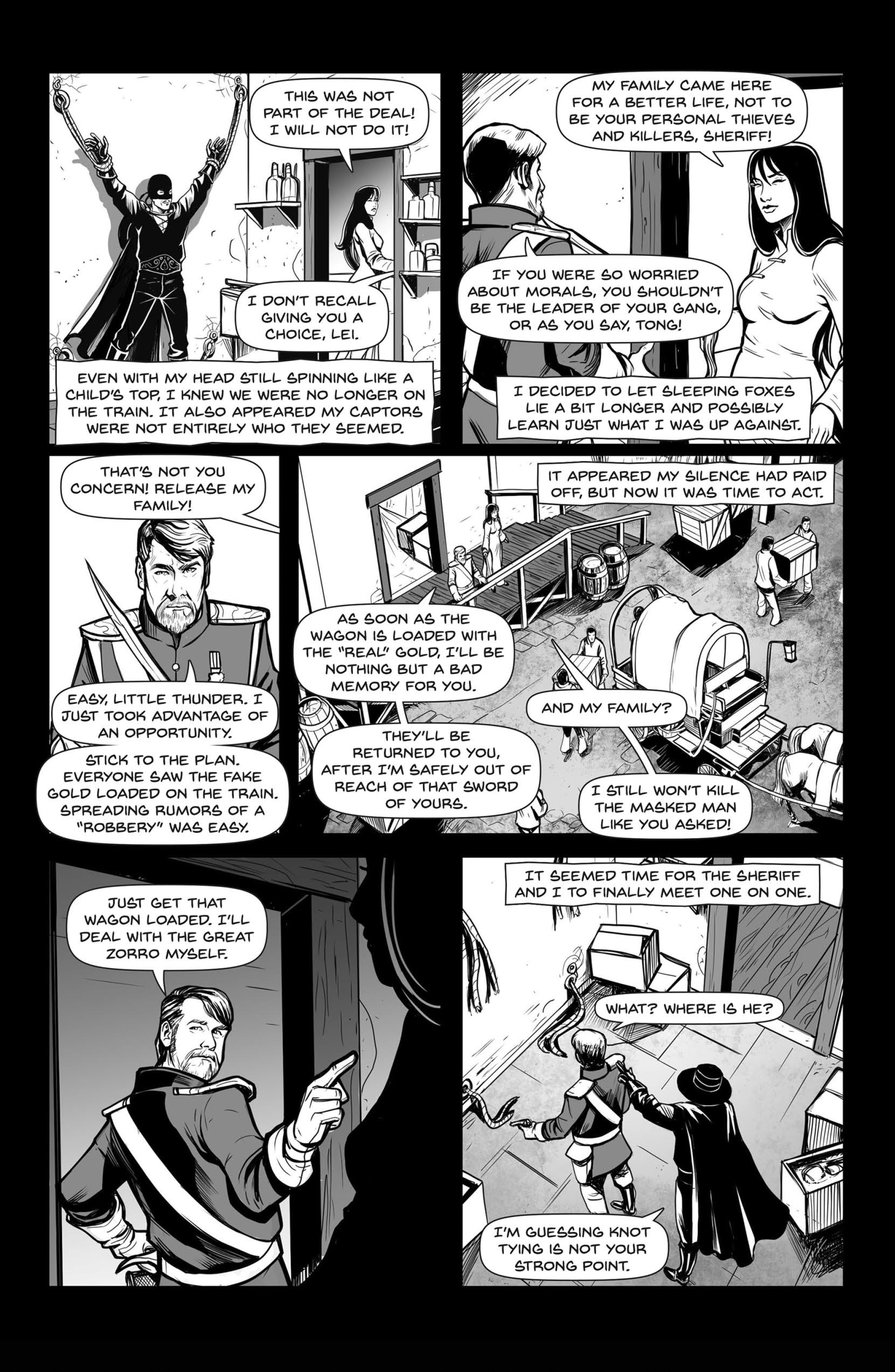 Read online Zorro Black & White Noir comic -  Issue # Full - 15