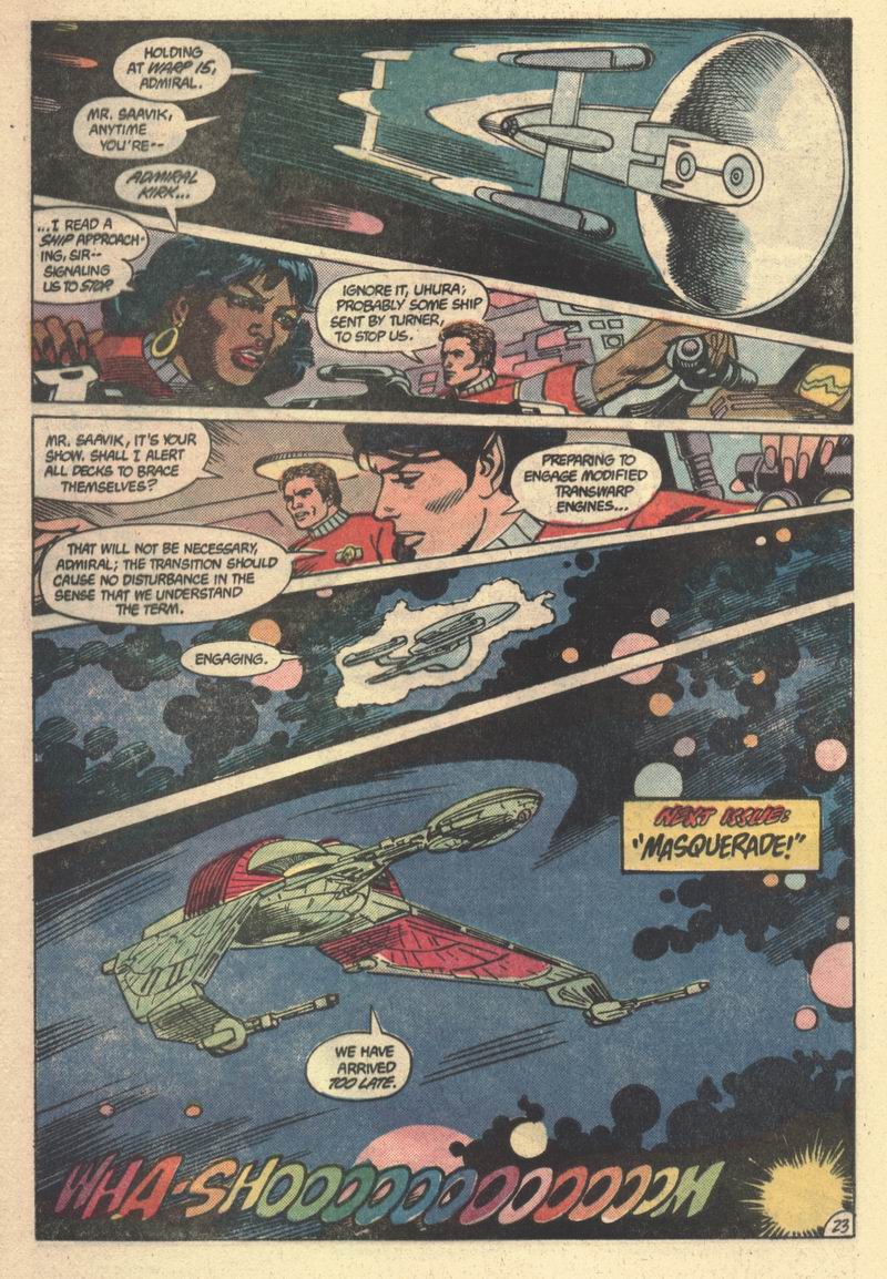 Read online Star Trek (1984) comic -  Issue #12 - 23