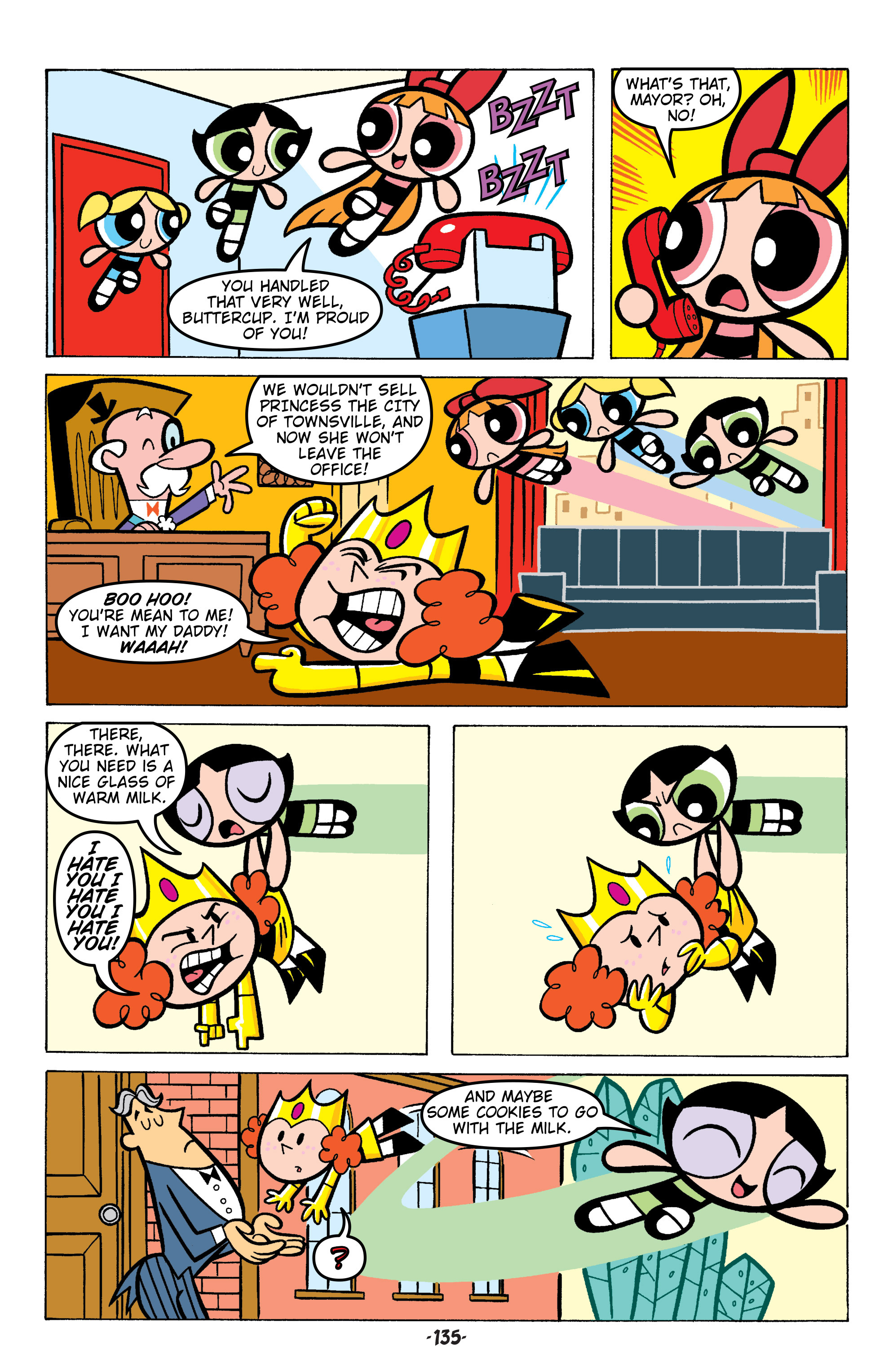 Read online Powerpuff Girls Classics comic -  Issue # TPb 4 - 136