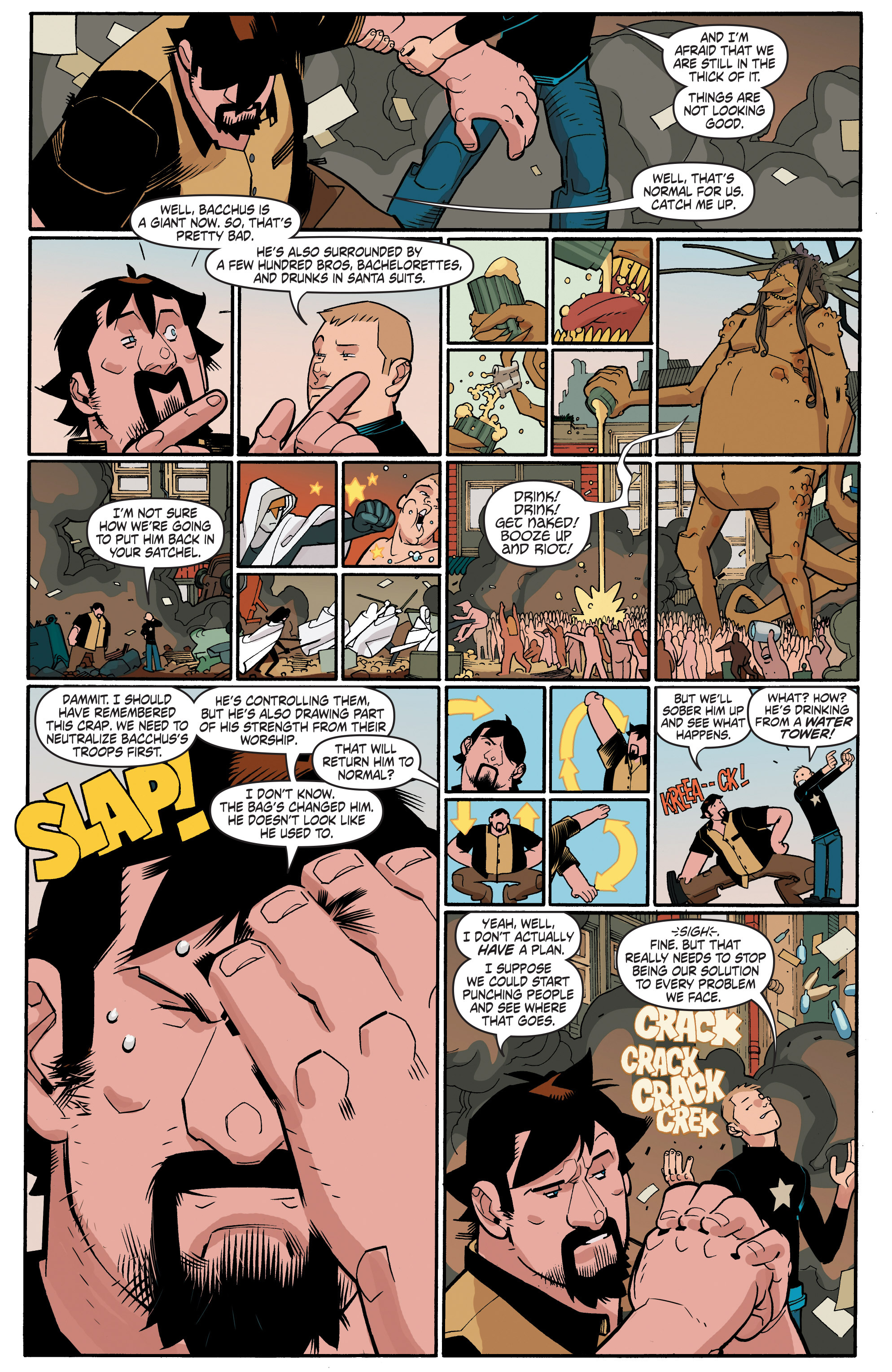 Read online A&A: The Adventures of Archer & Armstrong comic -  Issue #4 - 7