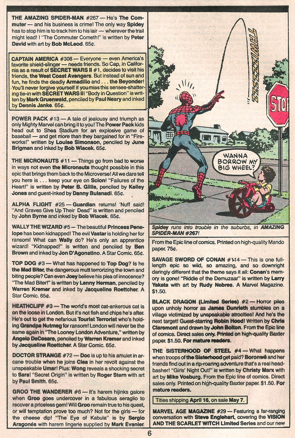 Read online Marvel Age comic -  Issue #28 - 8