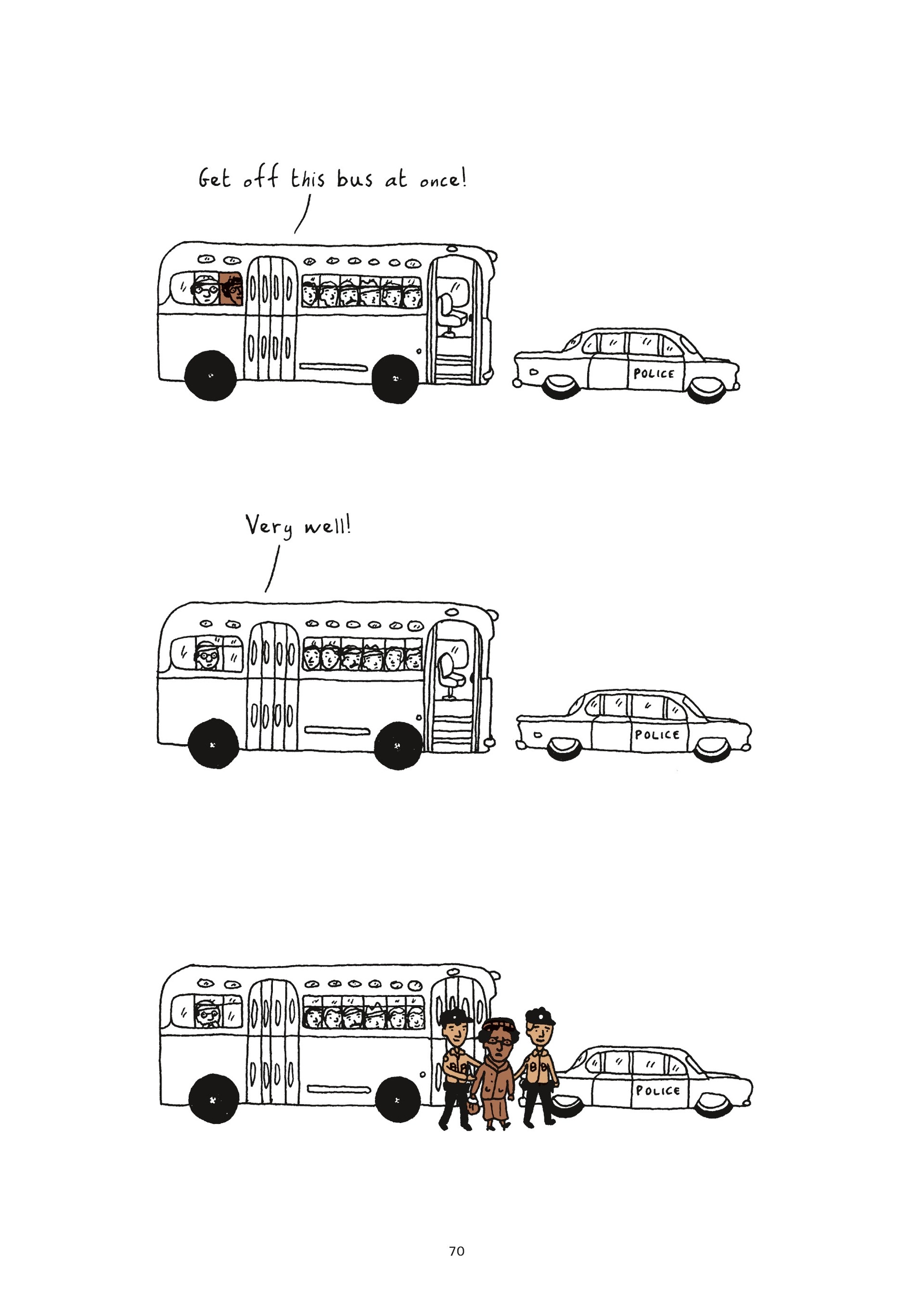 Read online Colored: The Unsung Life of Claudette Colvin comic -  Issue # TPB - 68