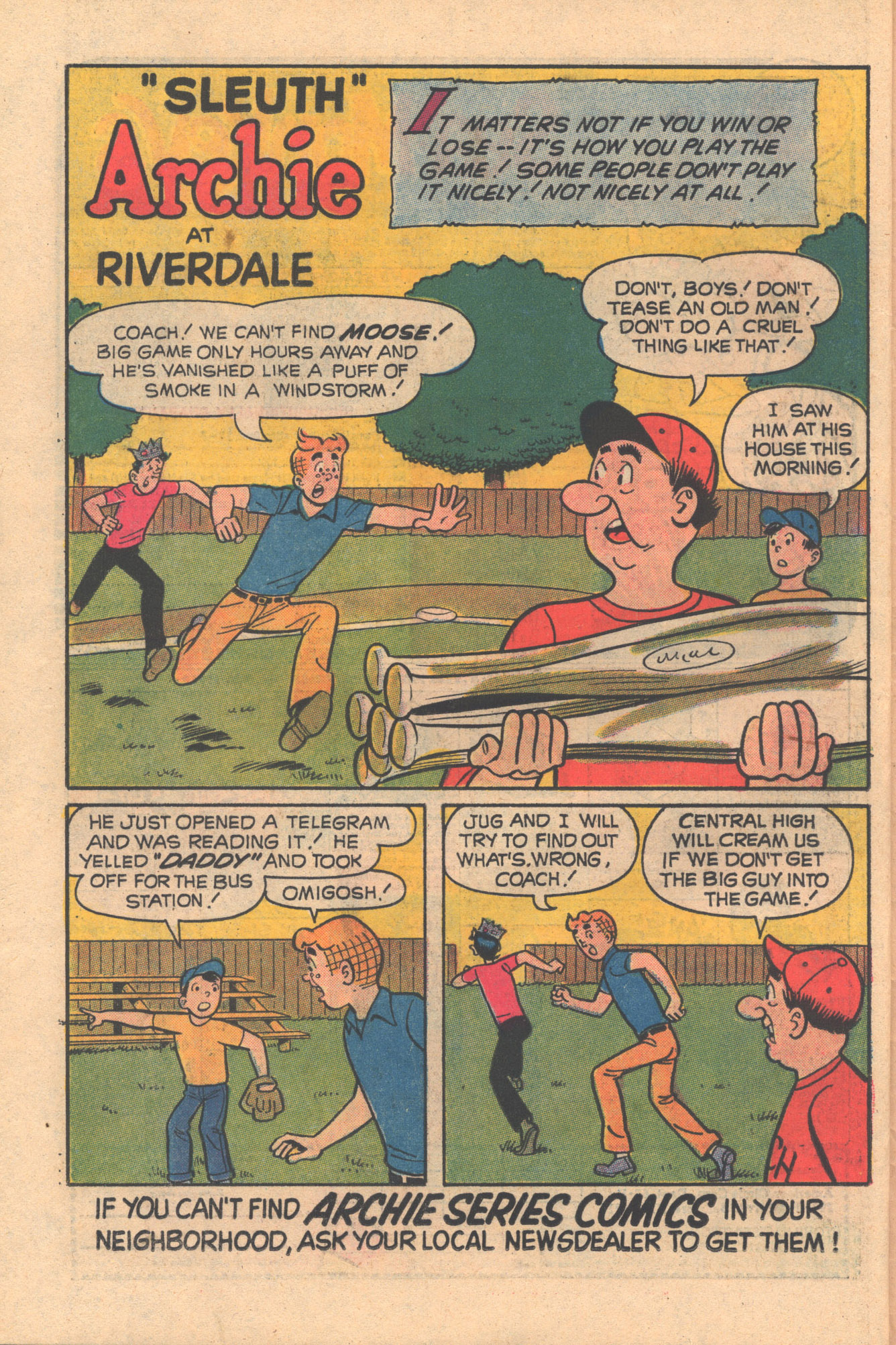 Read online Archie at Riverdale High (1972) comic -  Issue #10 - 26