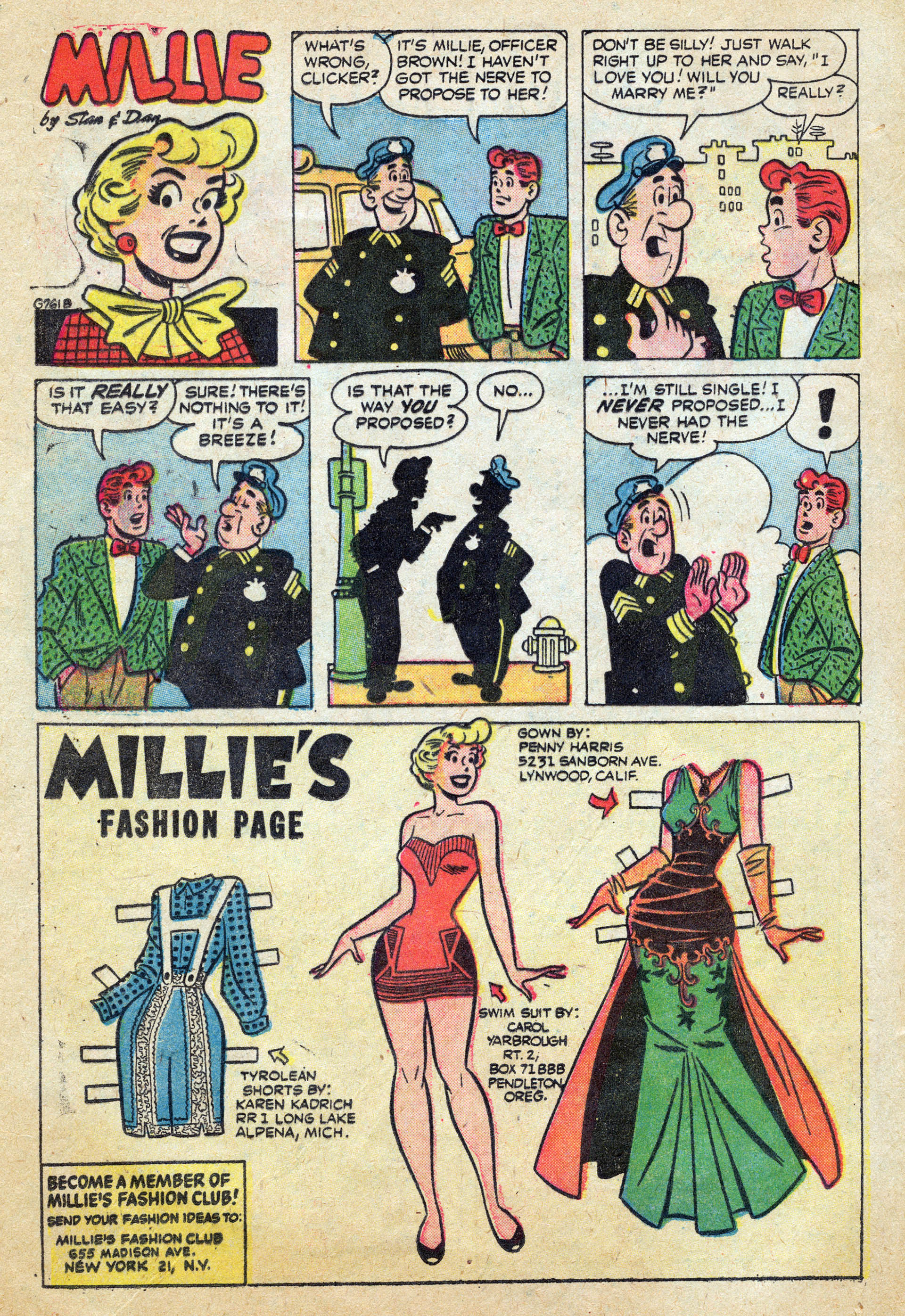 Read online Millie the Model comic -  Issue #64 - 12
