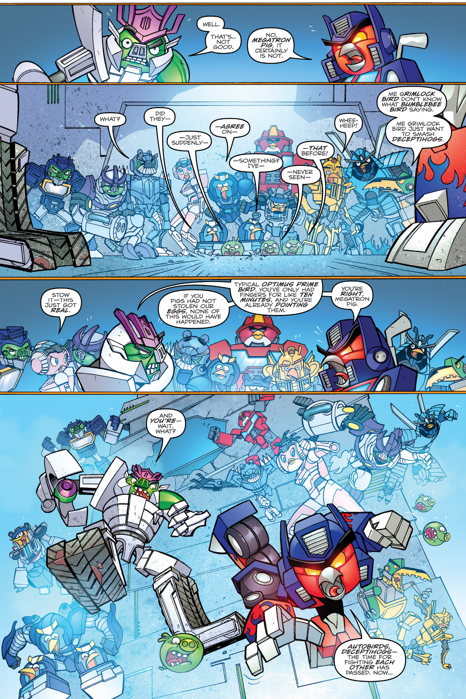 Read online Angry Birds Transformers: Age of Eggstinction comic -  Issue # Full - 50