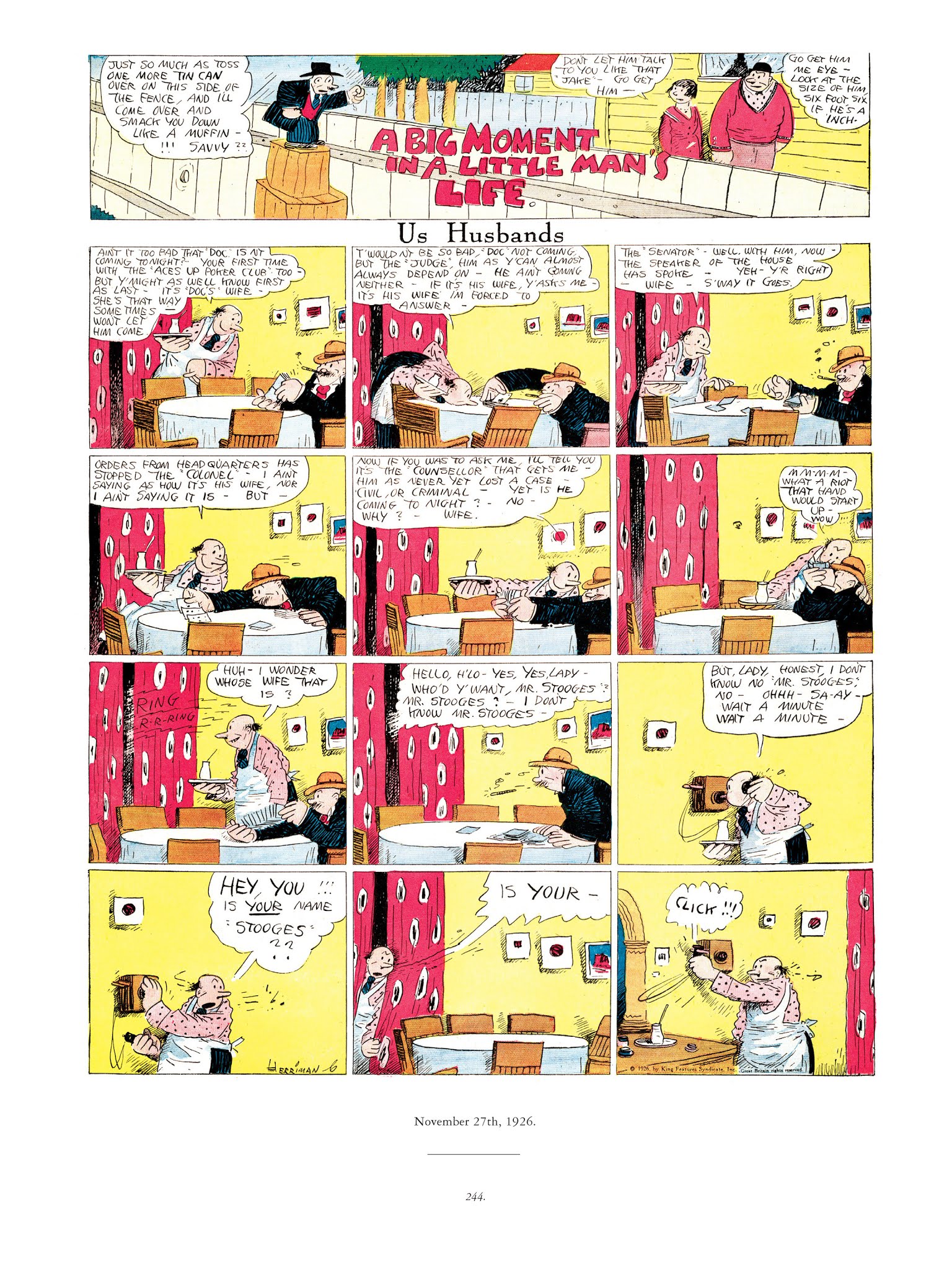 Read online Krazy & Ignatz comic -  Issue # TPB 3 - 244