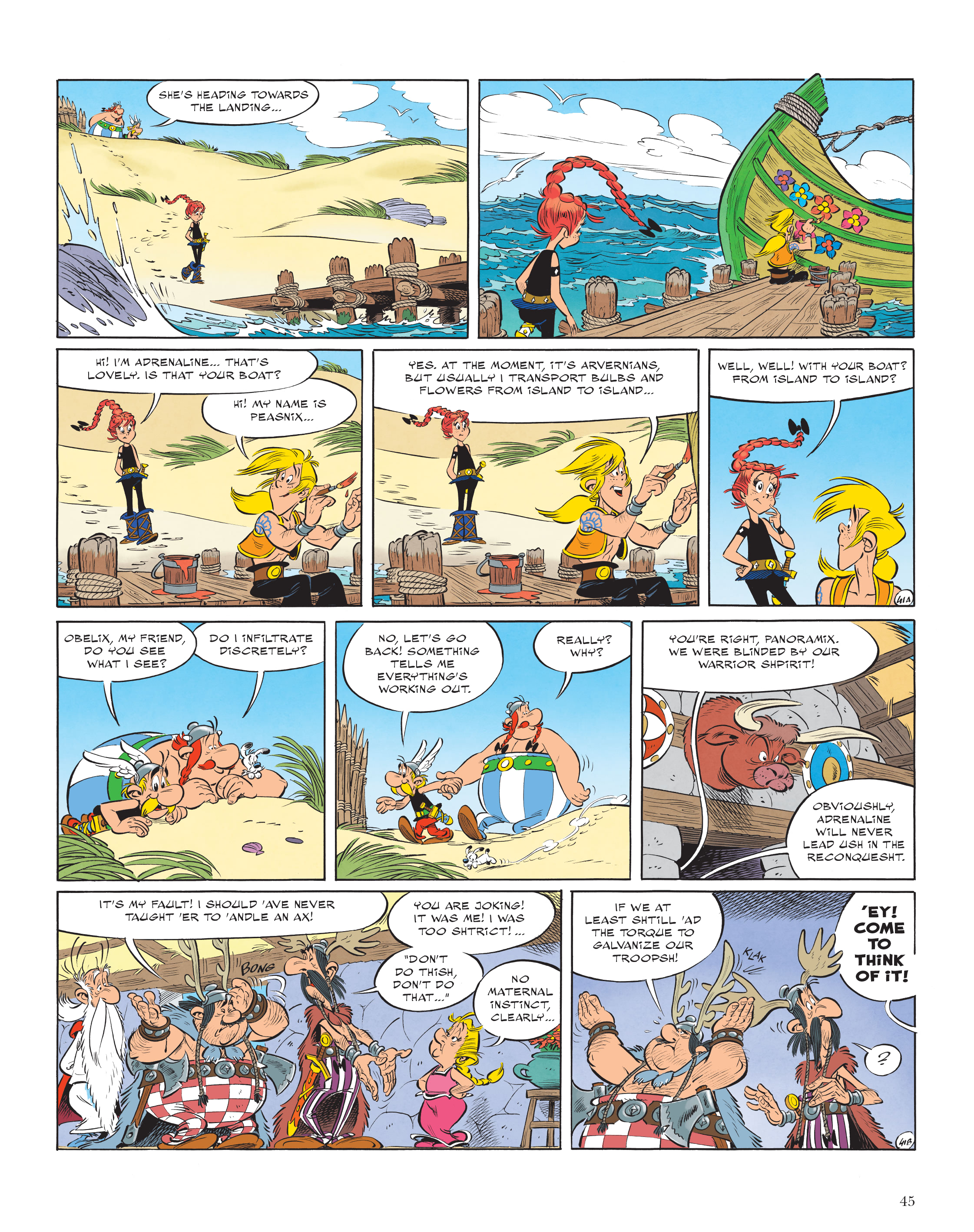 Read online Asterix comic -  Issue #38 - 46