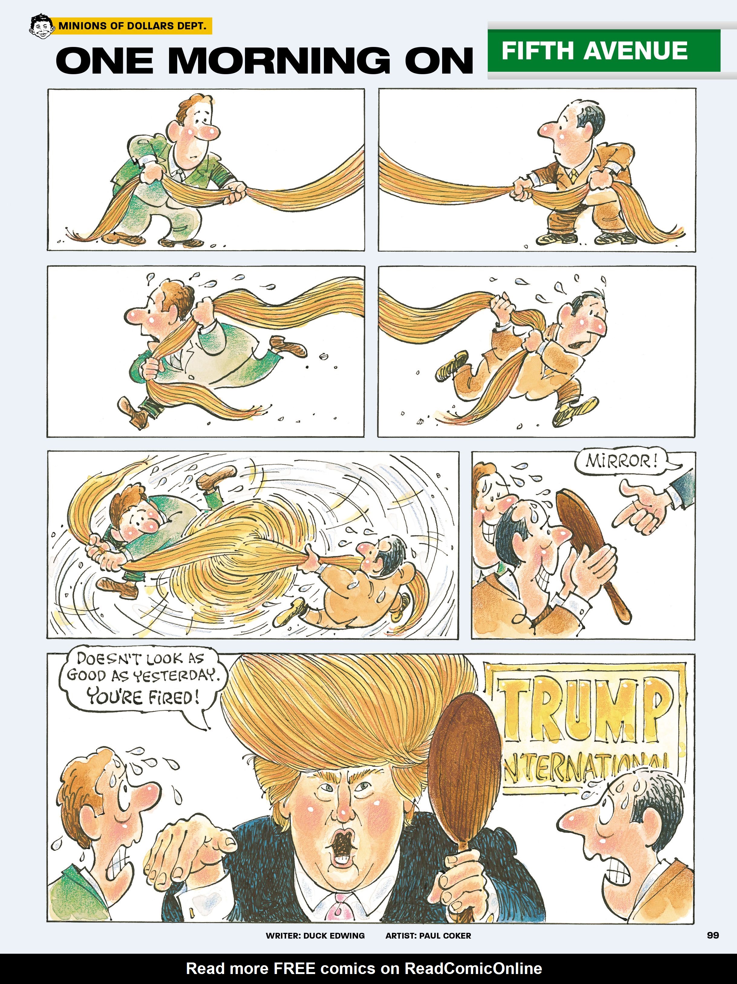 Read online MAD About Trump: A Brilliant Look at Our Brainless President comic -  Issue # TPB - 101