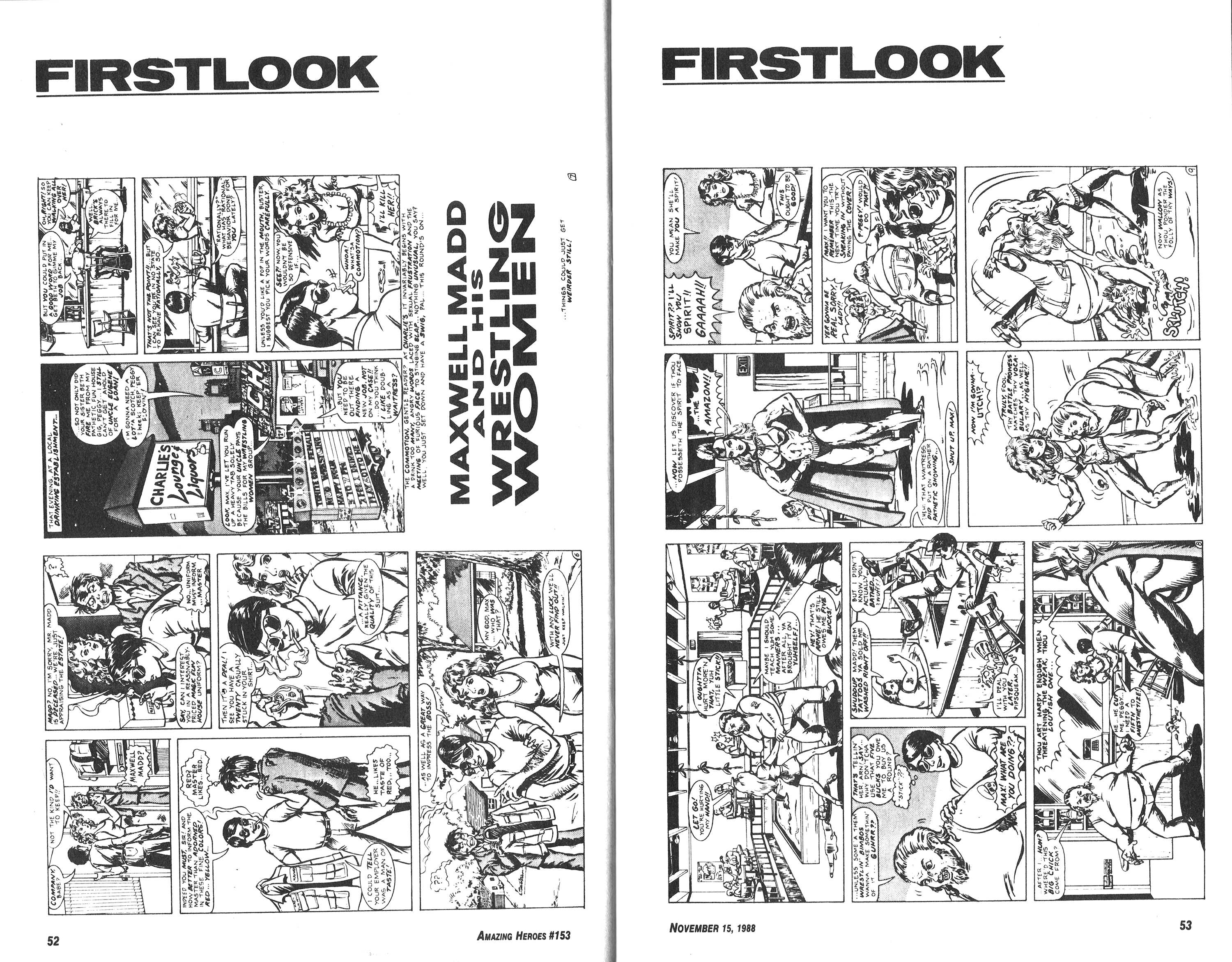 Read online Amazing Heroes comic -  Issue #153 - 27