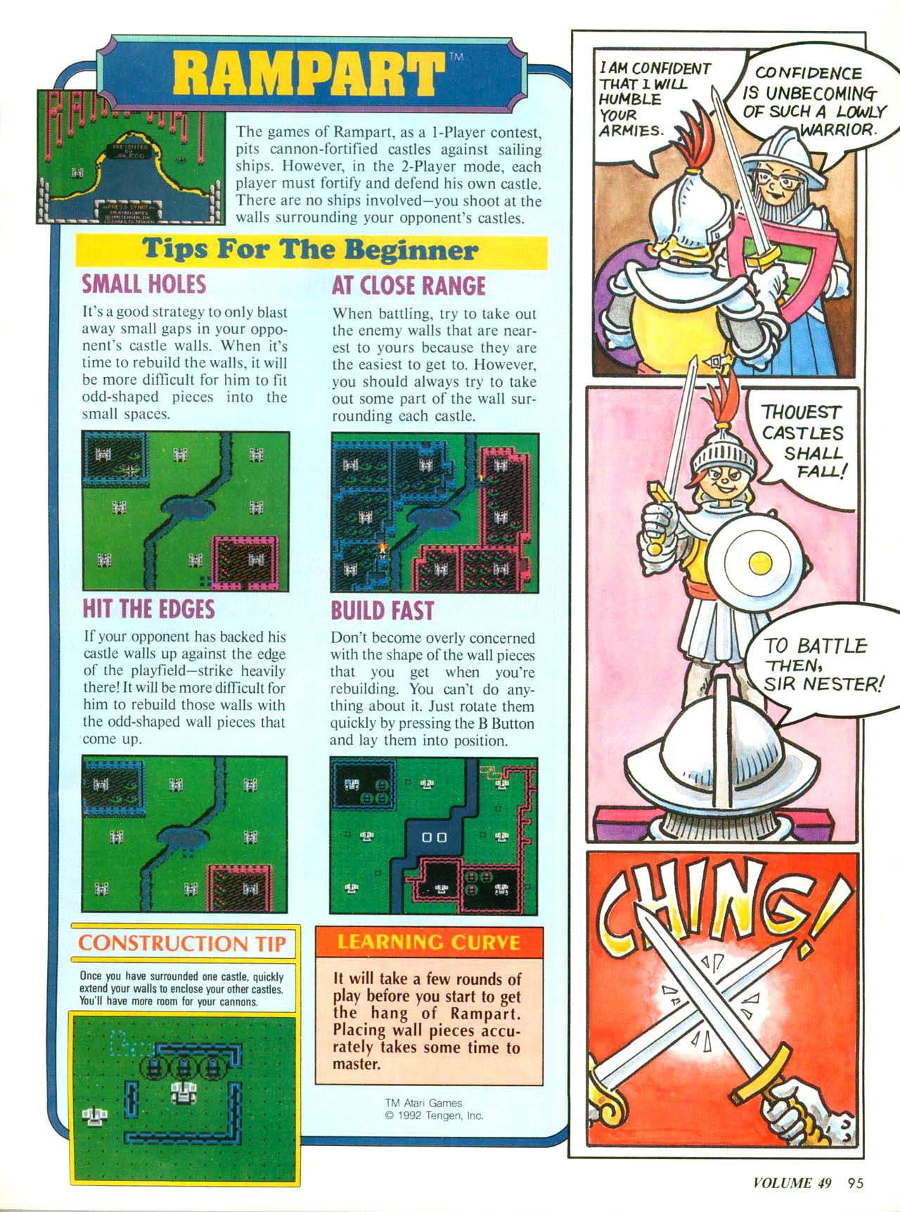Read online Nintendo Power comic -  Issue #49 - 98