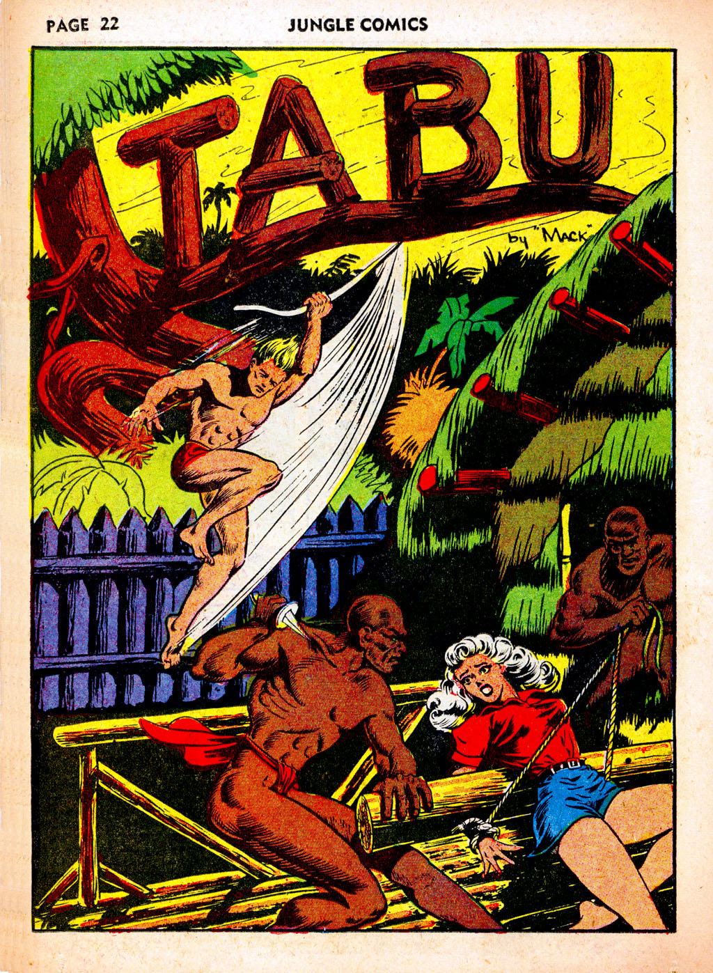 Read online Jungle Comics comic -  Issue #37 - 24
