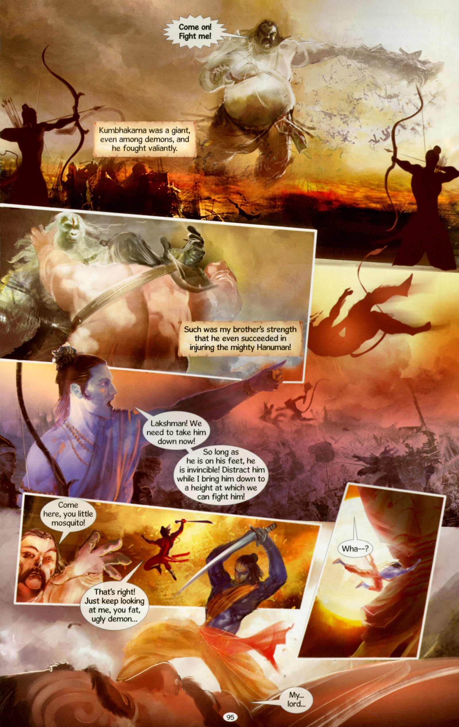 Read online Ravana: Roar of the Demon King comic -  Issue # Full - 97