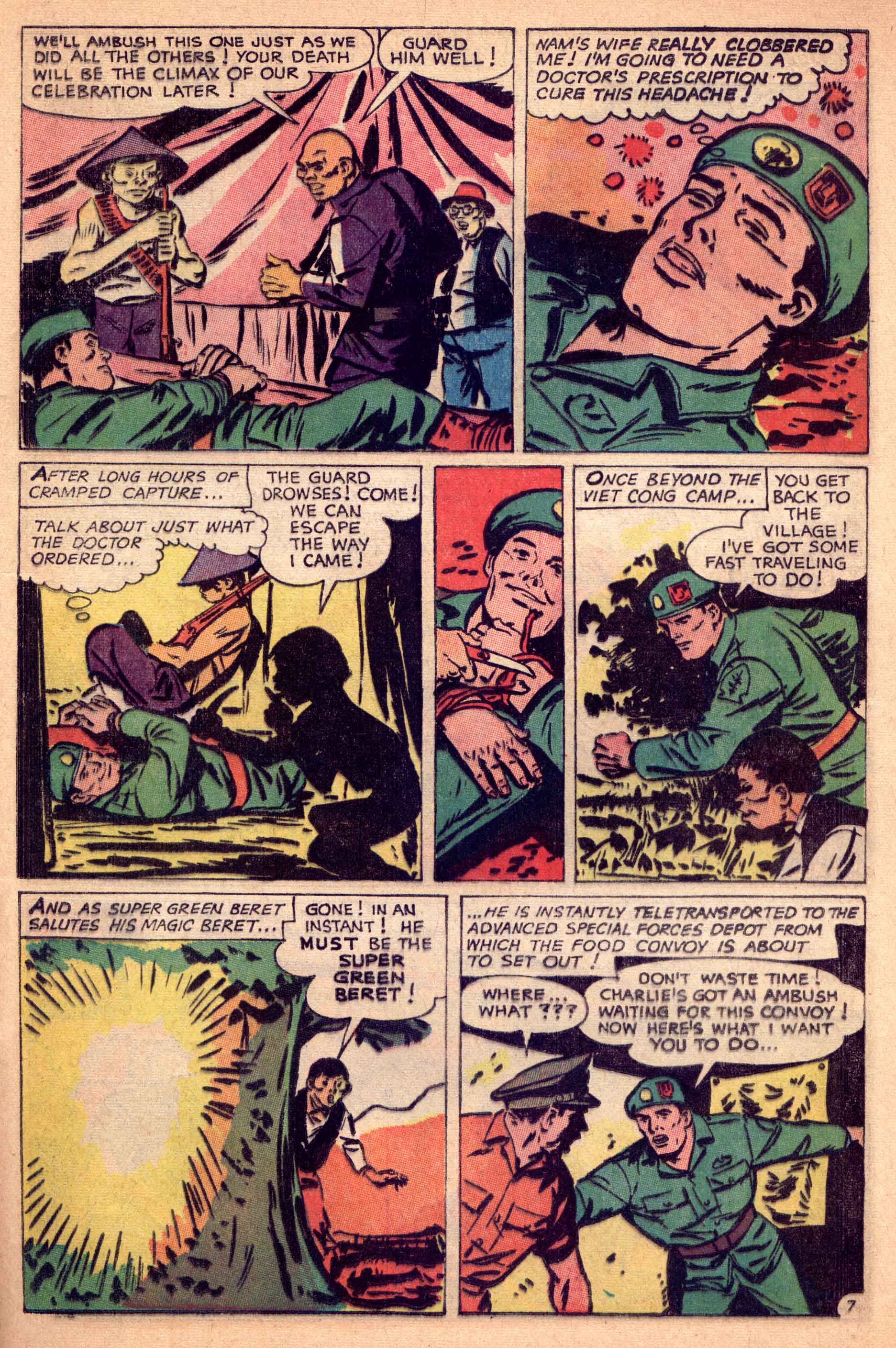 Read online Super Green Beret comic -  Issue #2 - 60