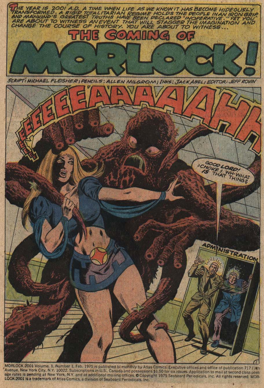 Read online Morlock 2001 comic -  Issue #1 - 2