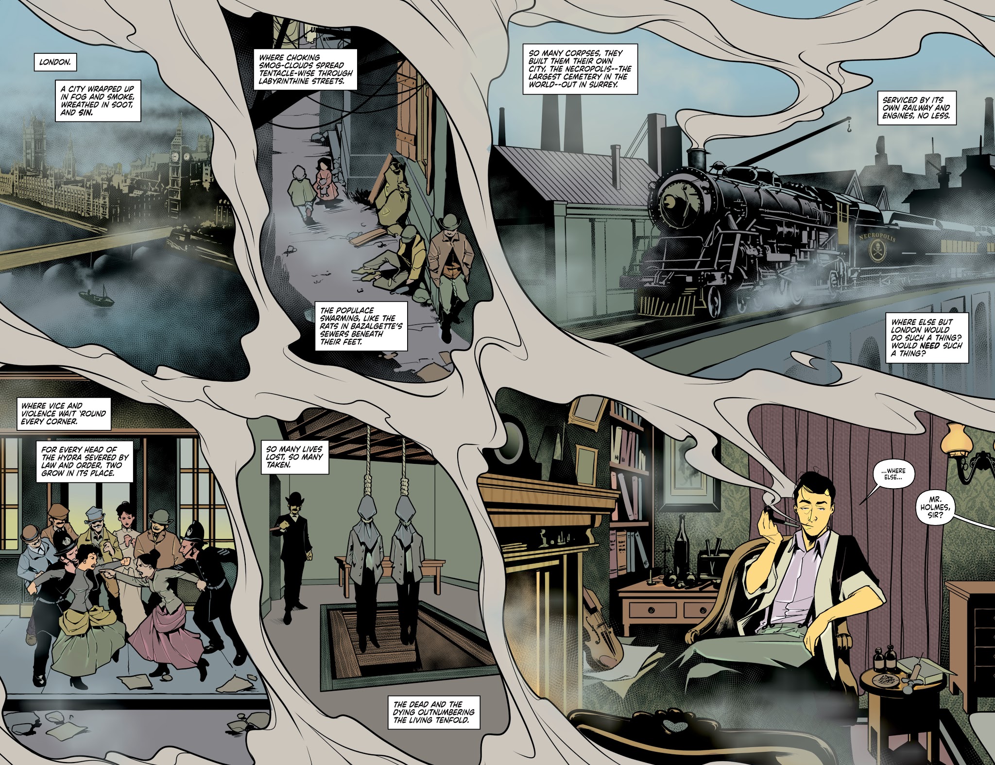 Read online Sherlock Holmes: The Vanishing Man comic -  Issue #1 - 6