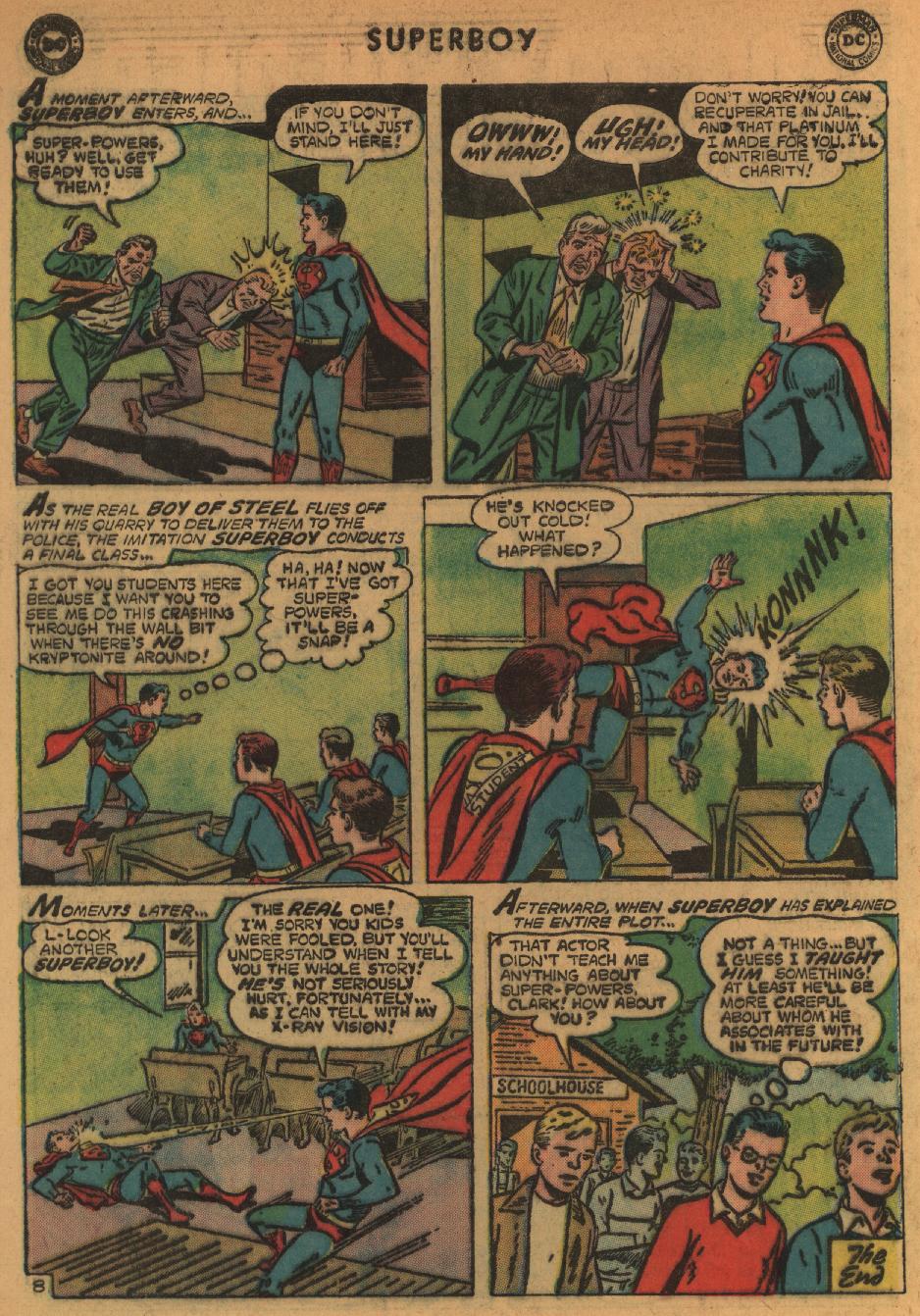 Read online Superboy (1949) comic -  Issue #61 - 28