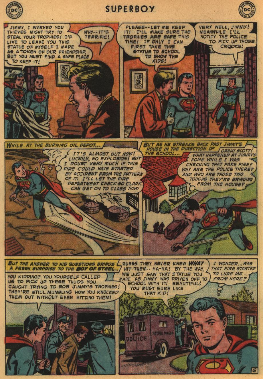 Read online Superboy (1949) comic -  Issue #64 - 7