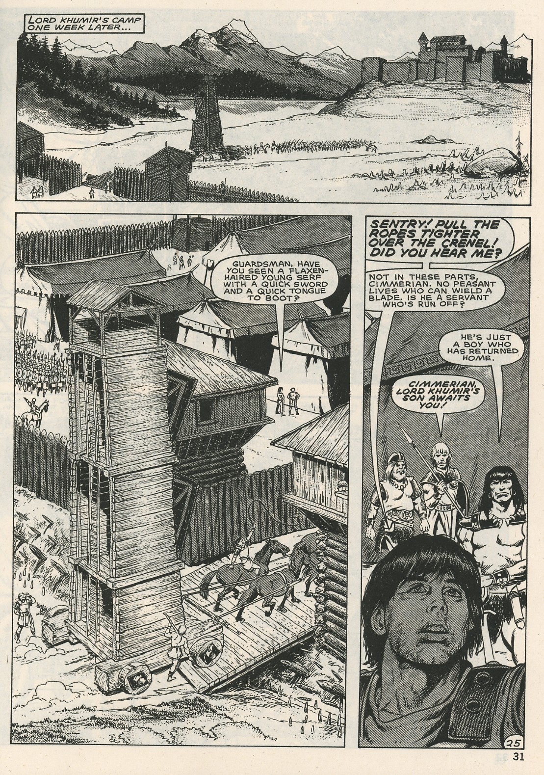 Read online The Savage Sword Of Conan comic -  Issue #126 - 31