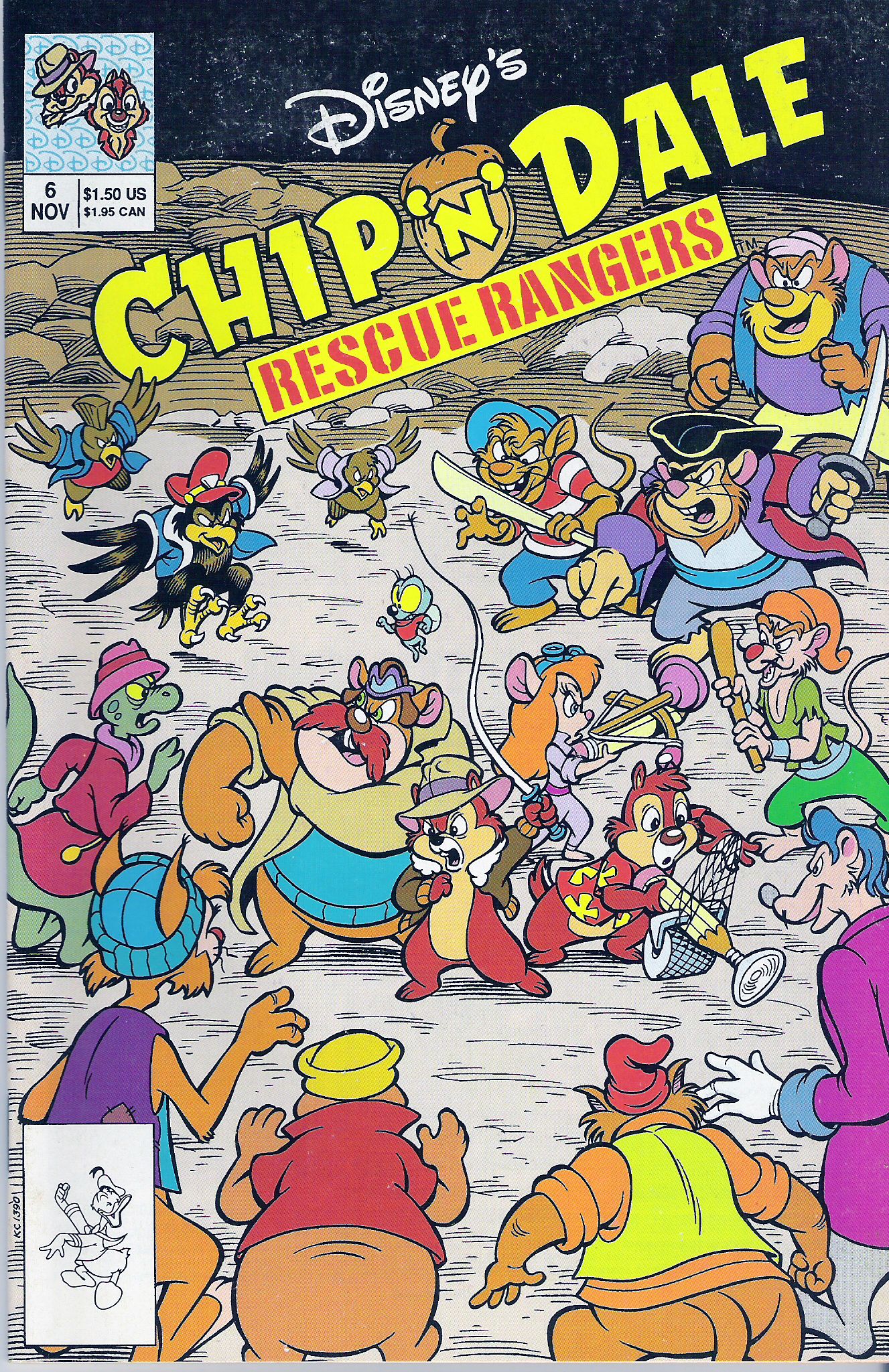 Read online Disney's Chip 'N Dale Rescue Rangers comic -  Issue #6 - 1