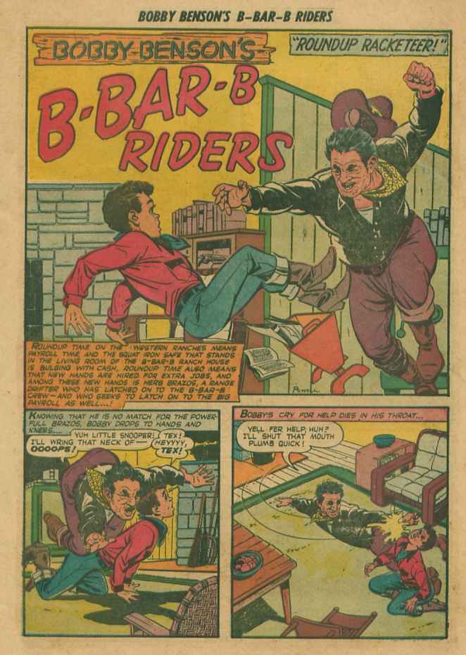 Read online Bobby Benson's B-Bar-B Riders comic -  Issue #1 - 11