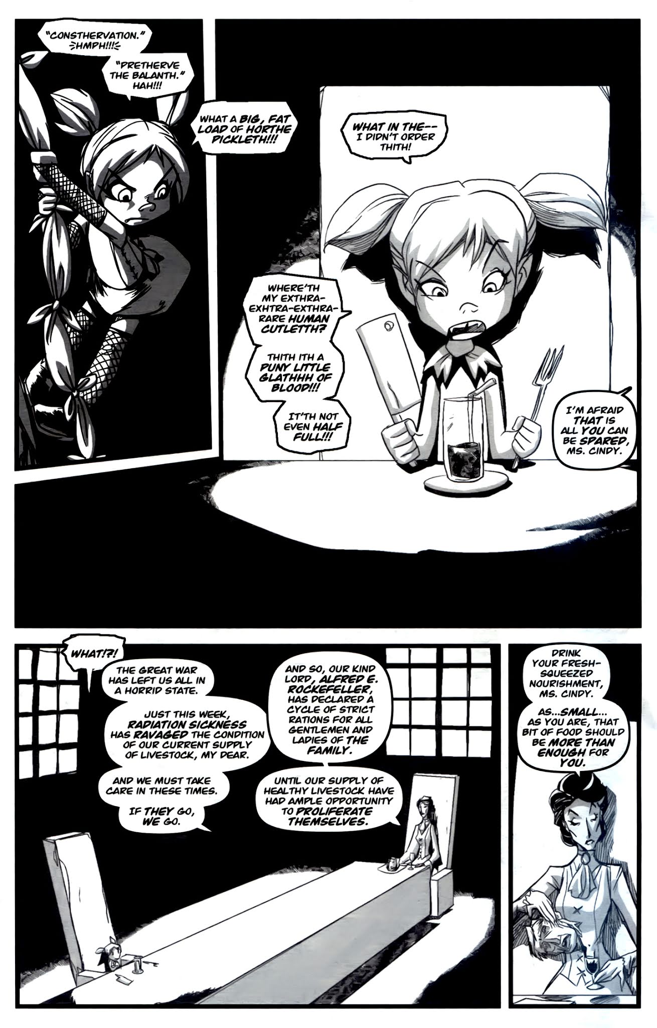 Read online The Littlest Zombie vs The Littlest Vampire comic -  Issue # Full - 4