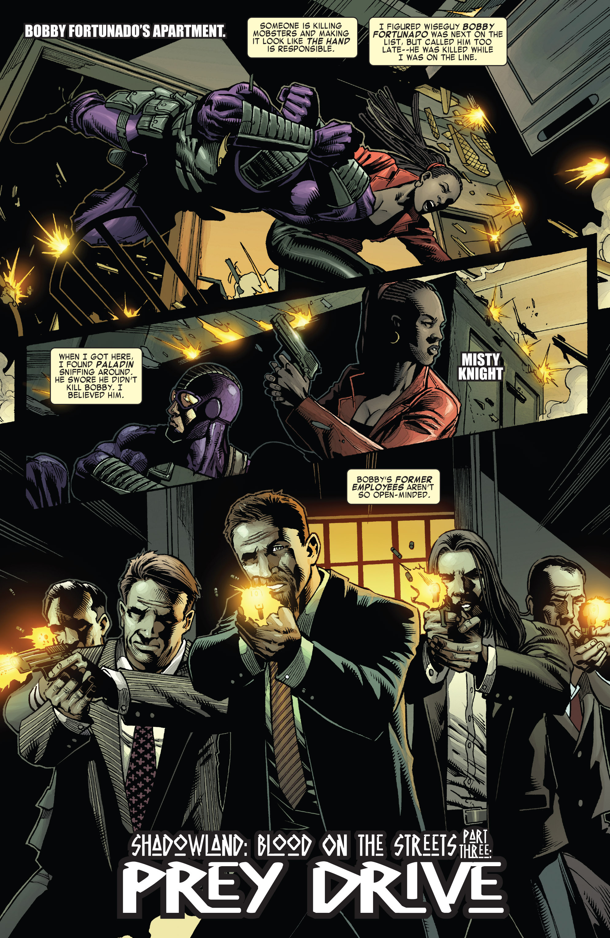 Read online Shadowland: Blood on the Streets comic -  Issue #3 - 4