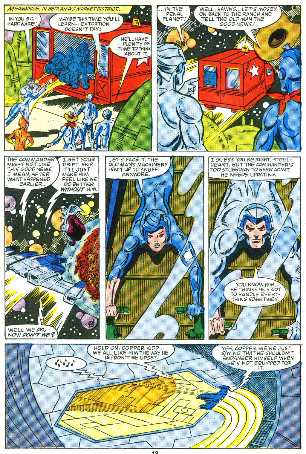 Read online SilverHawks comic -  Issue #6 - 10