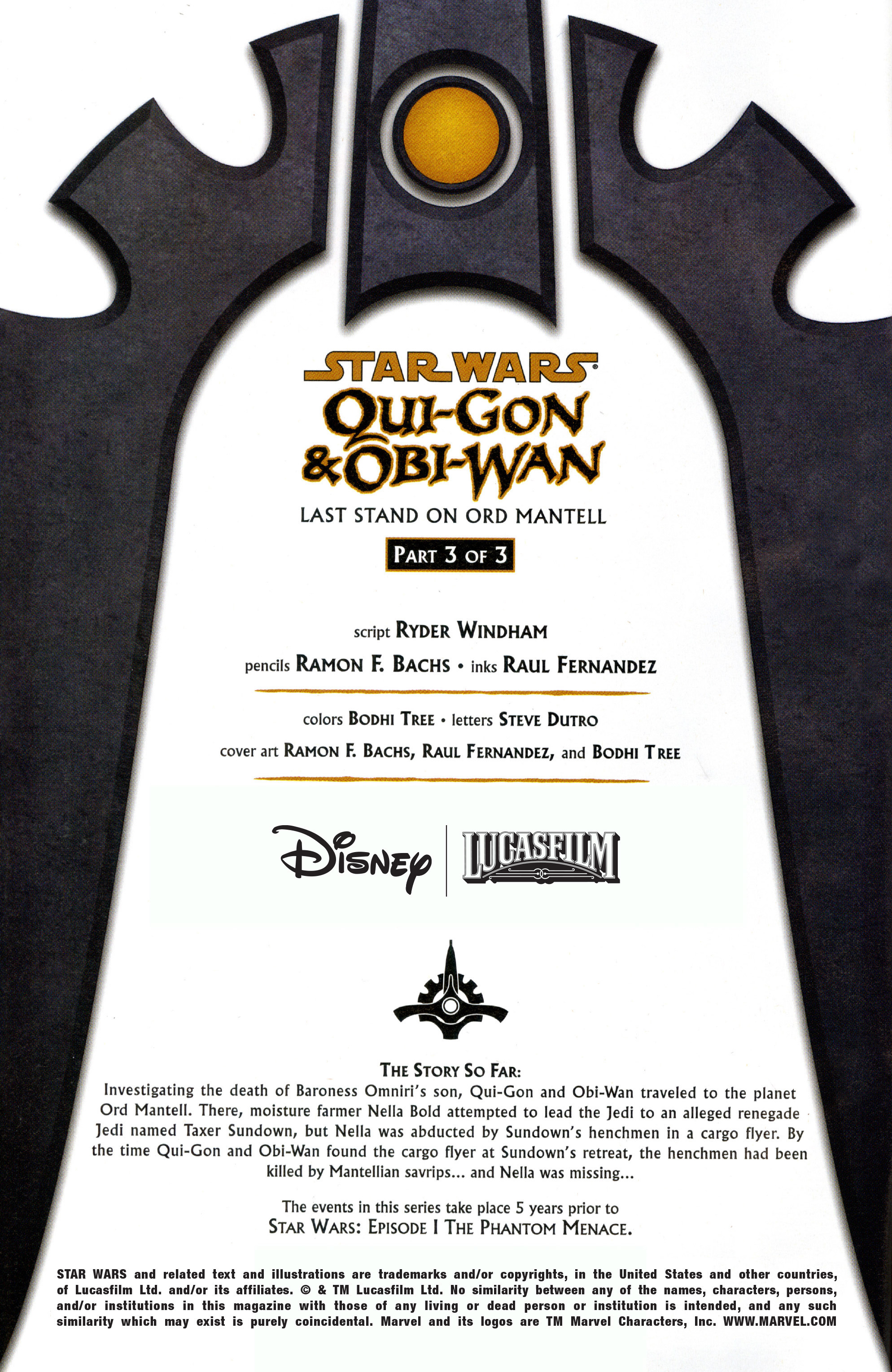 Read online Star Wars: Qui-Gon & Obi-Wan - Last Stand on Ord Mantell comic -  Issue #3 - 2