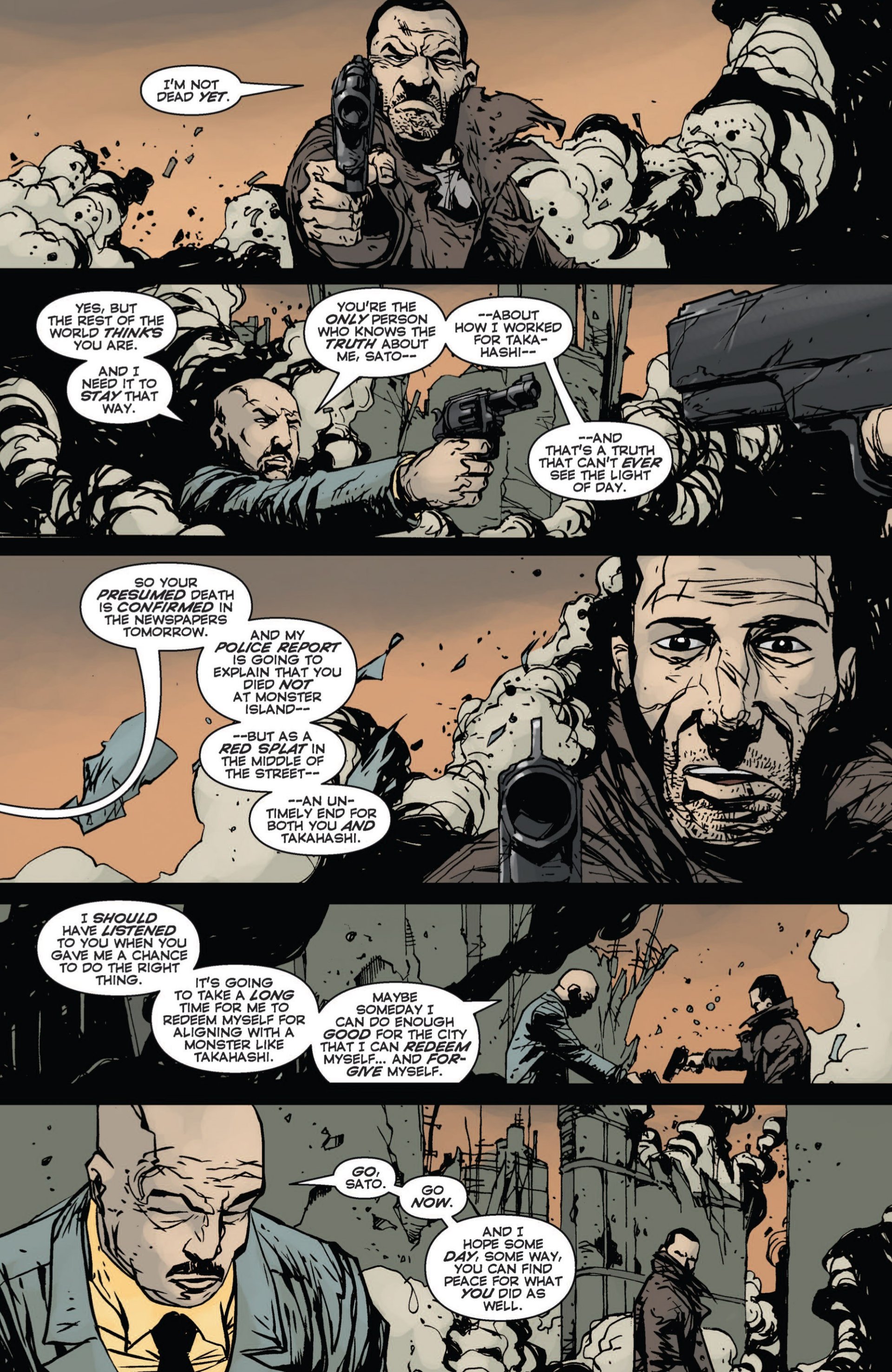 Read online Godzilla: Gangsters and Goliaths comic -  Issue # Full - 124