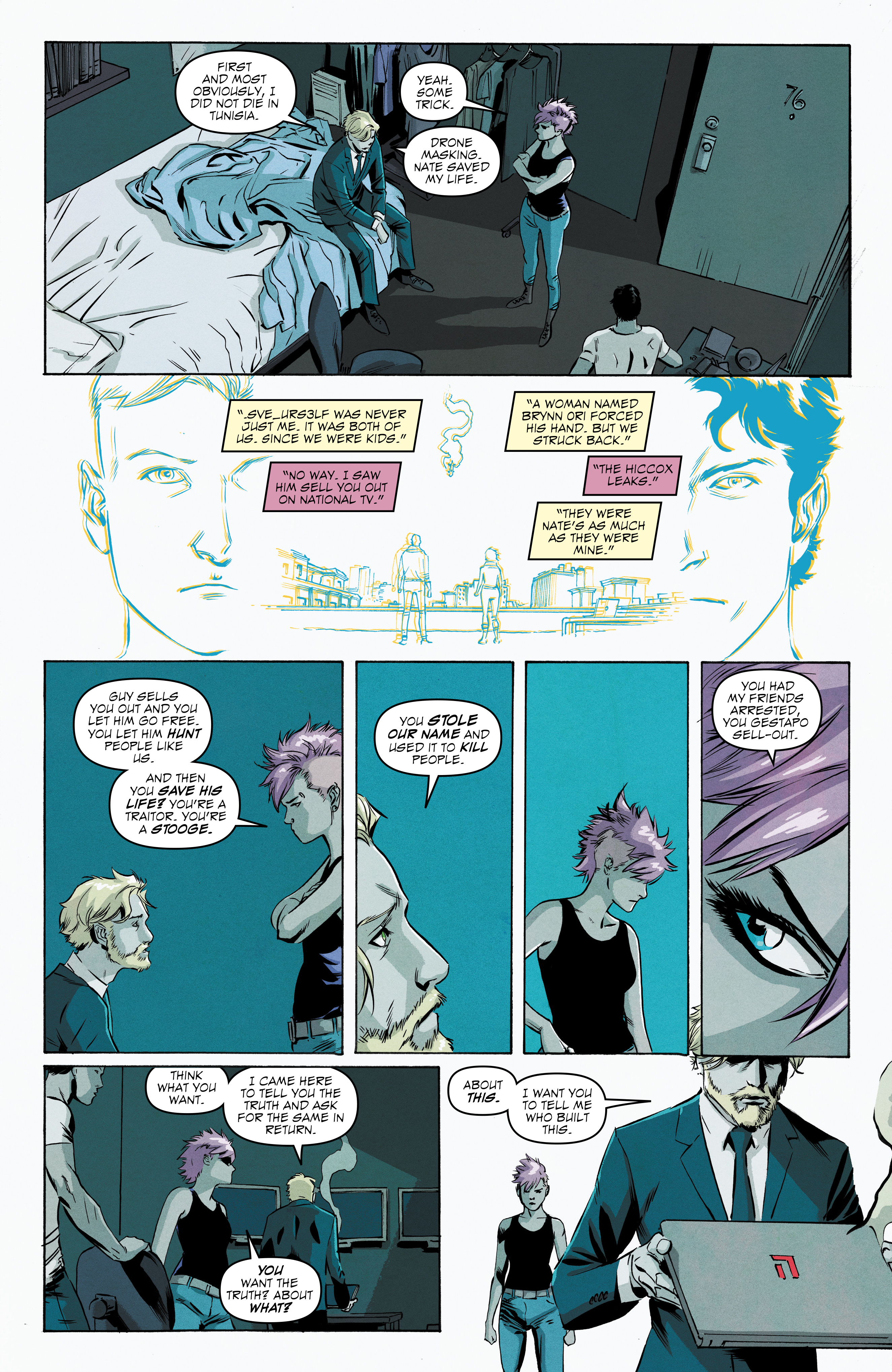 Read online Hacktivist Volume 2 comic -  Issue #4 - 9