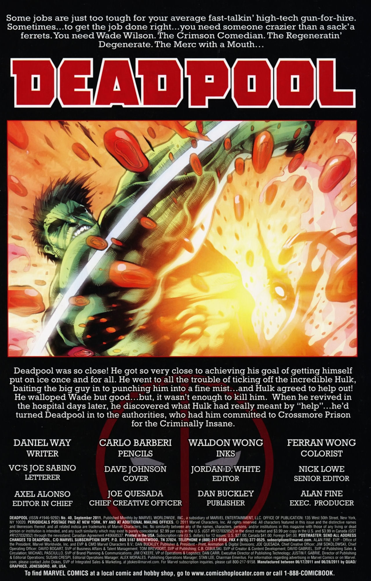 Read online Deadpool (2008) comic -  Issue #40 - 2