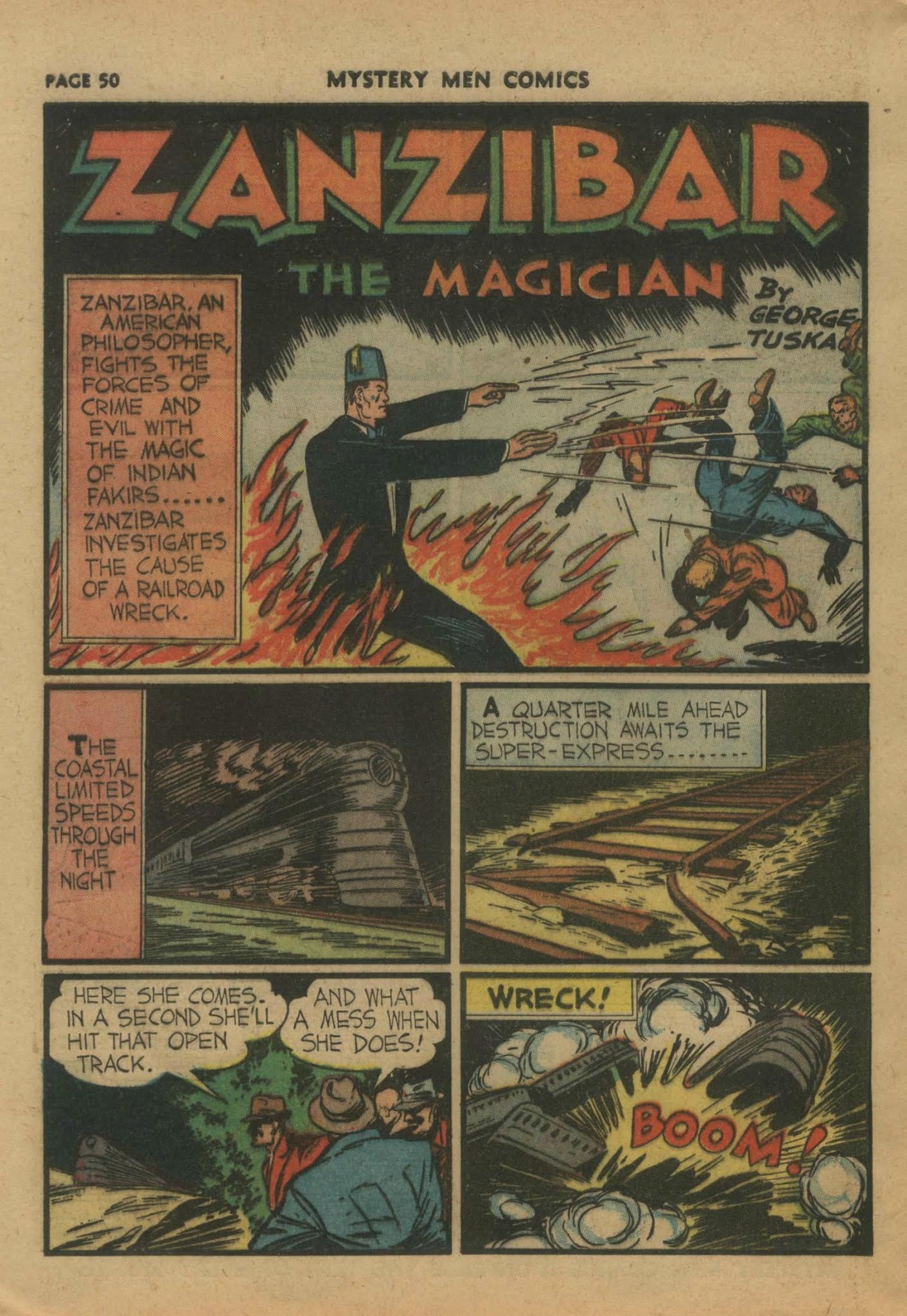 Read online Mystery Men Comics comic -  Issue #21 - 52