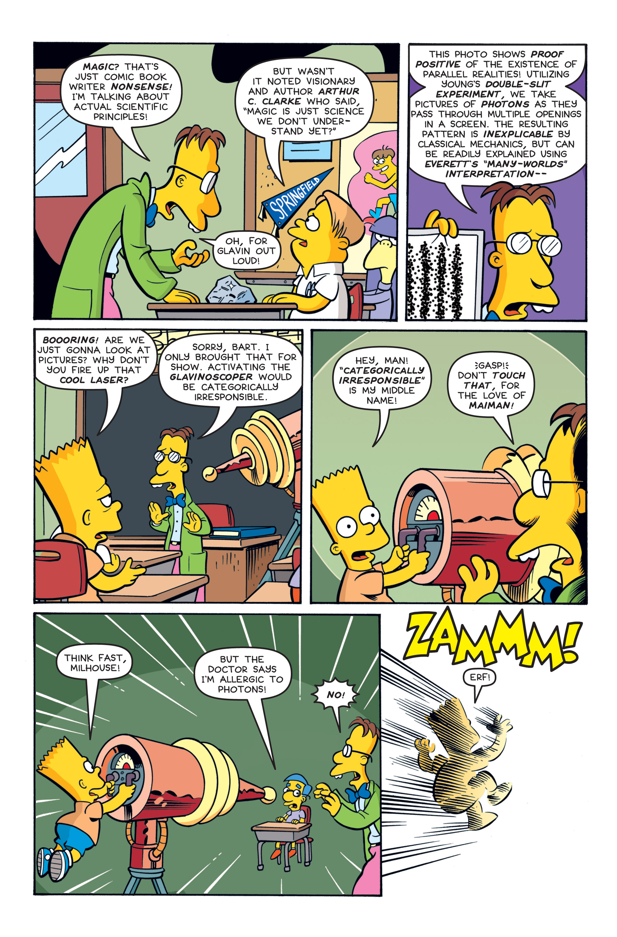 Read online Free Comic Book Day 2014 comic -  Issue # Bongo Comics Free-For-All - 22