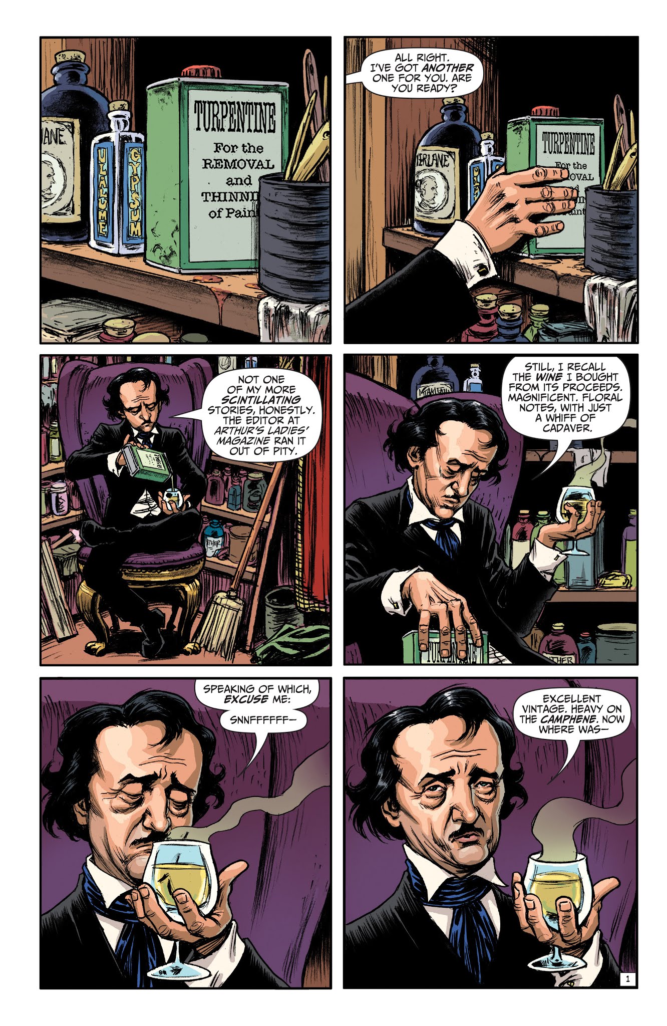 Read online Edgar Allan Poe's Snifter of Terror comic -  Issue #3 - 15