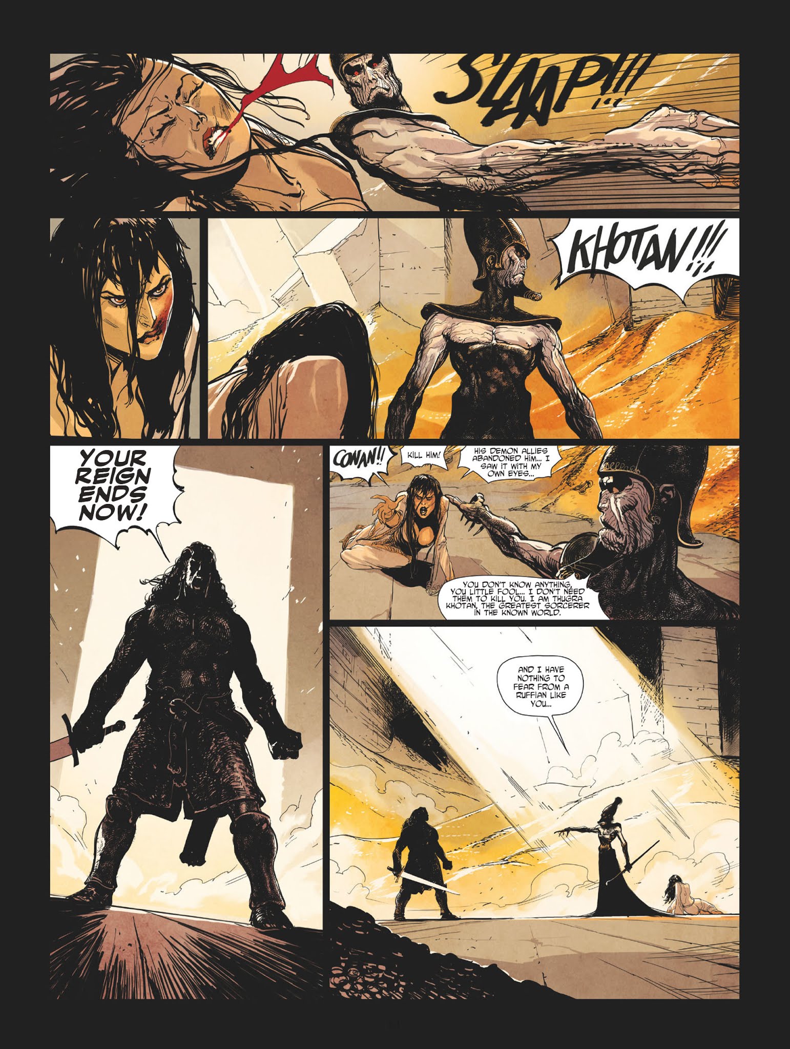 Read online Conan le Cimmérien - La Reine de la côte noire comic -  Issue #2 - 56