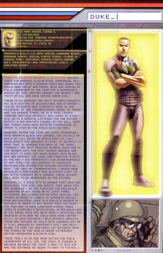 Read online G.I. Joe: Data Desk Handbook comic -  Issue #1 - 5