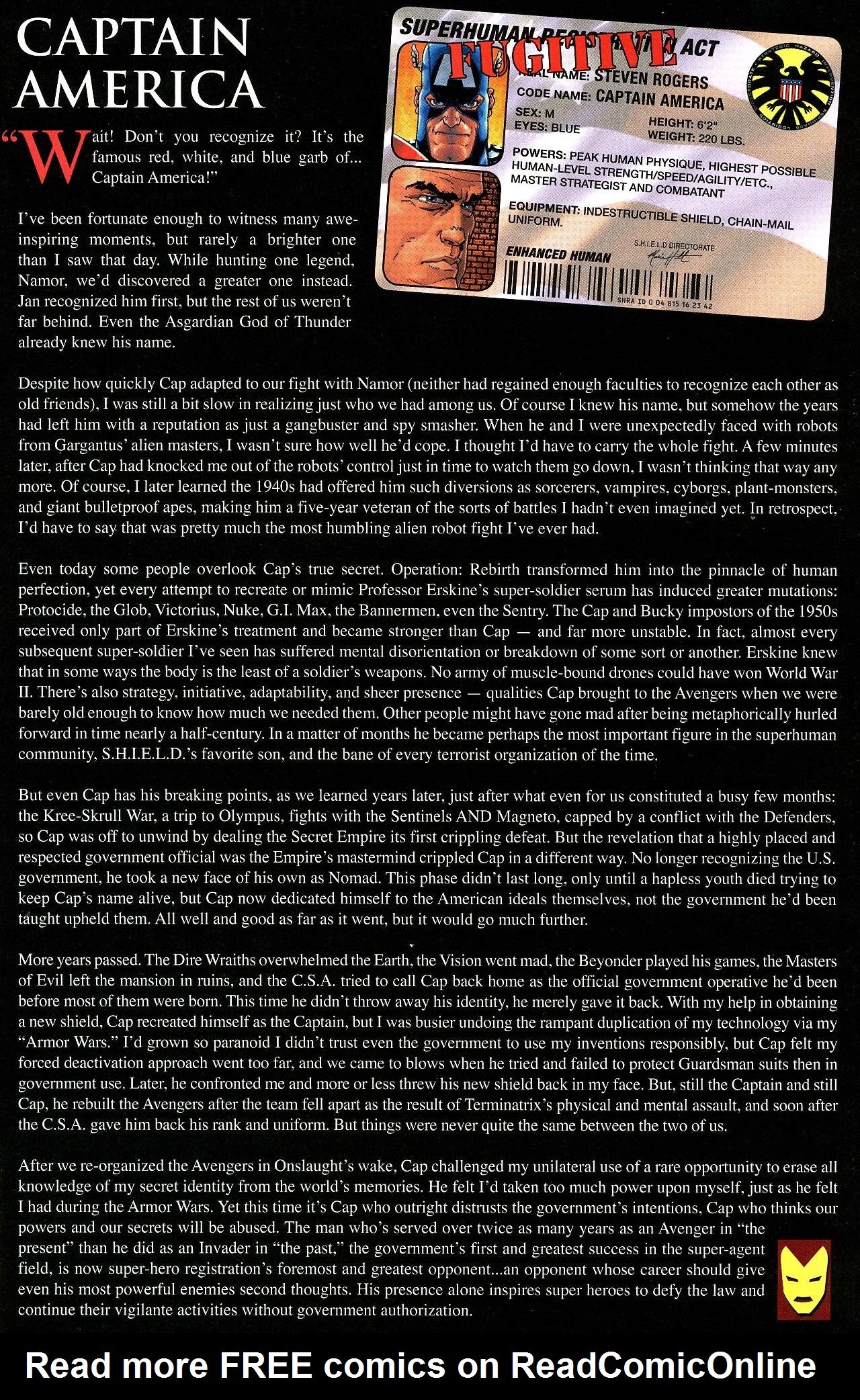 Read online Civil War Files comic -  Issue # Full - 11