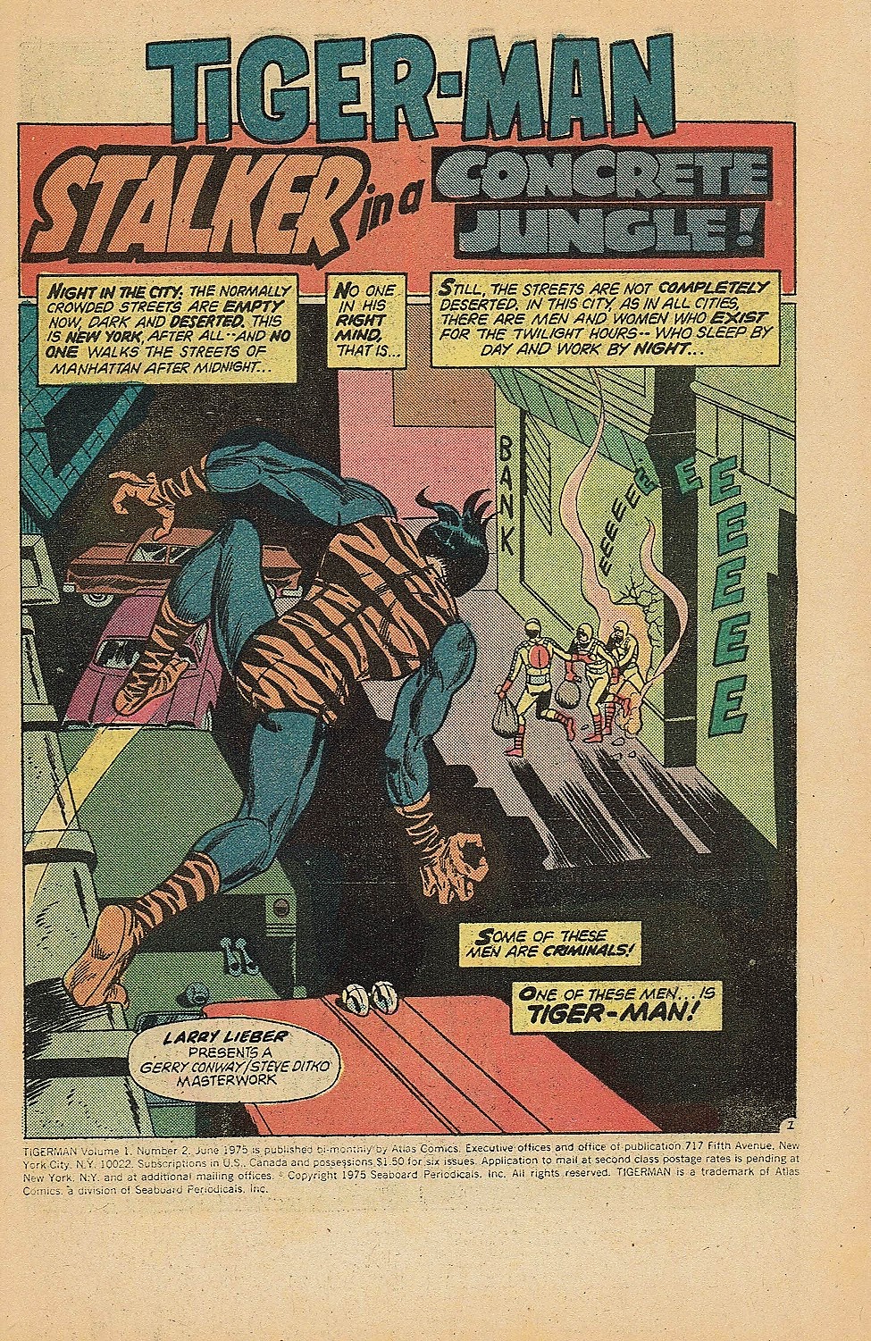 Read online Tiger-Man comic -  Issue #2 - 3