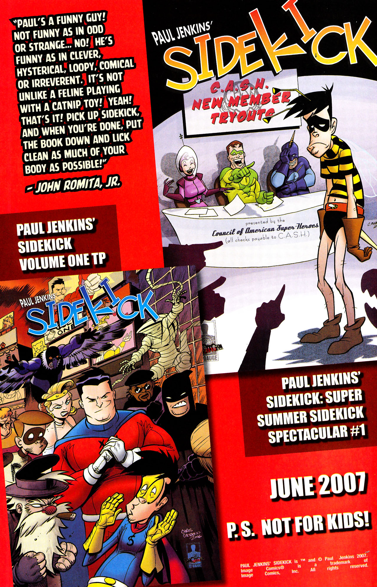Read online Paul Jenkins' Sidekick comic -  Issue #5 - 26