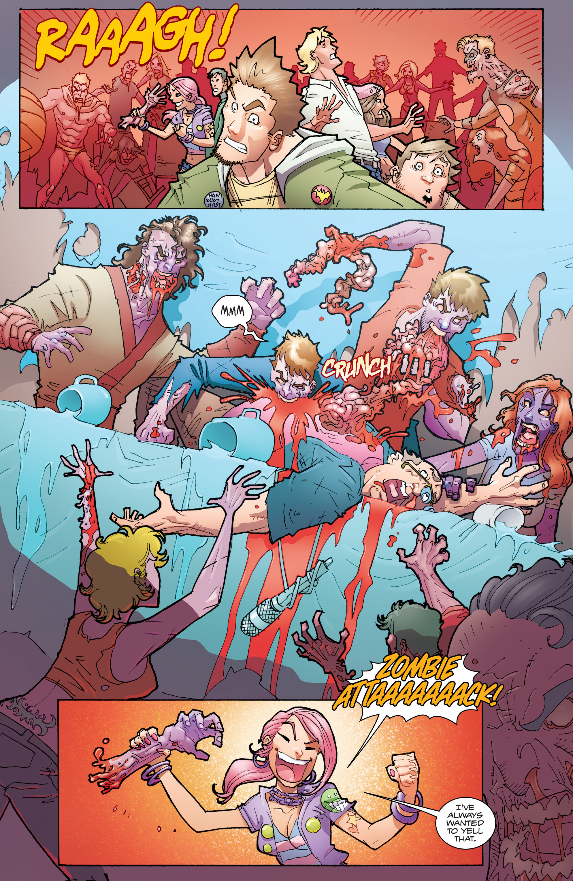 Read online Fanboys vs. Zombies comic -  Issue #1 - 25